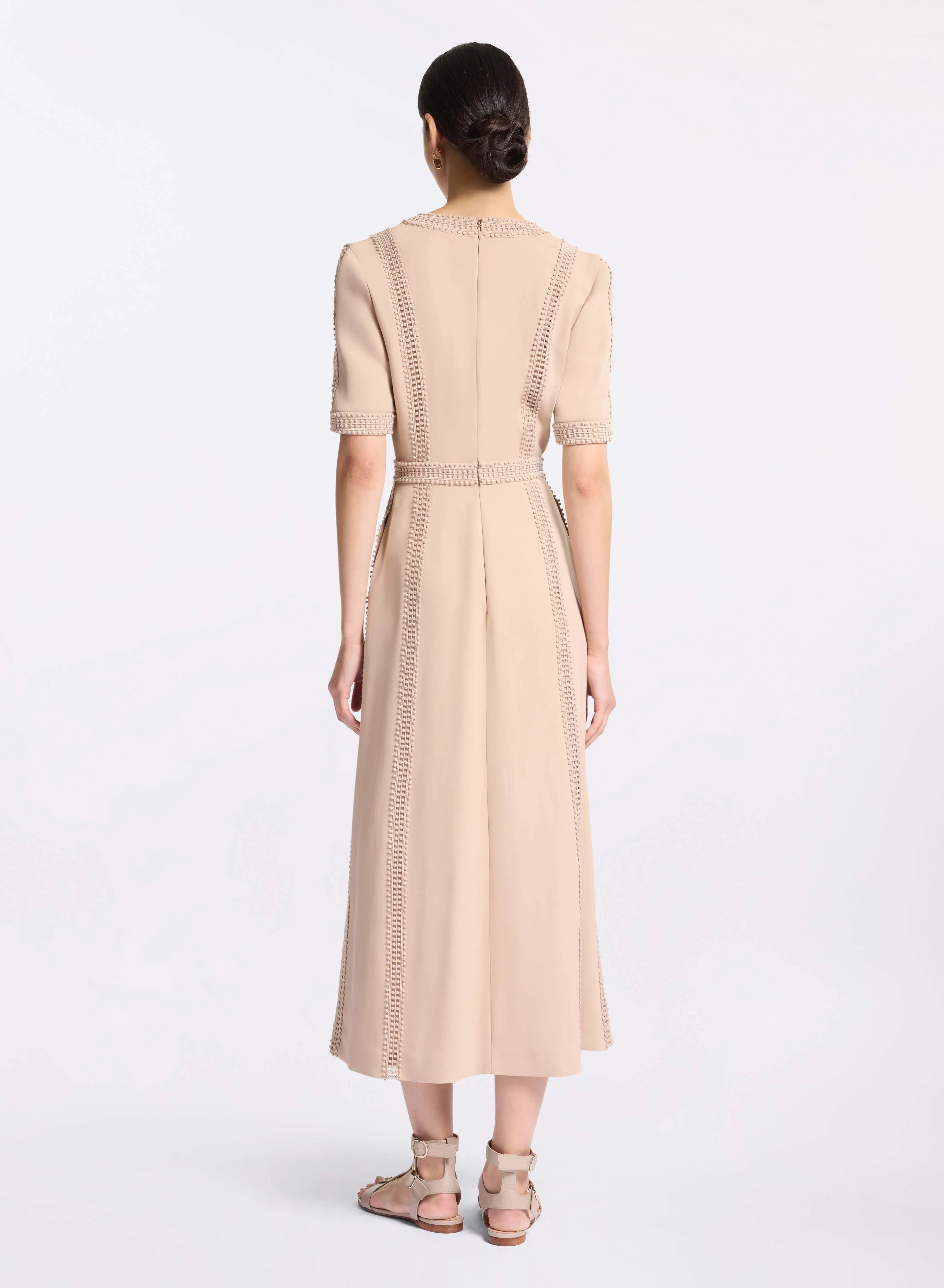Trim Embellished Midi Dress sold by Elie Saab product image thumbnail 2
