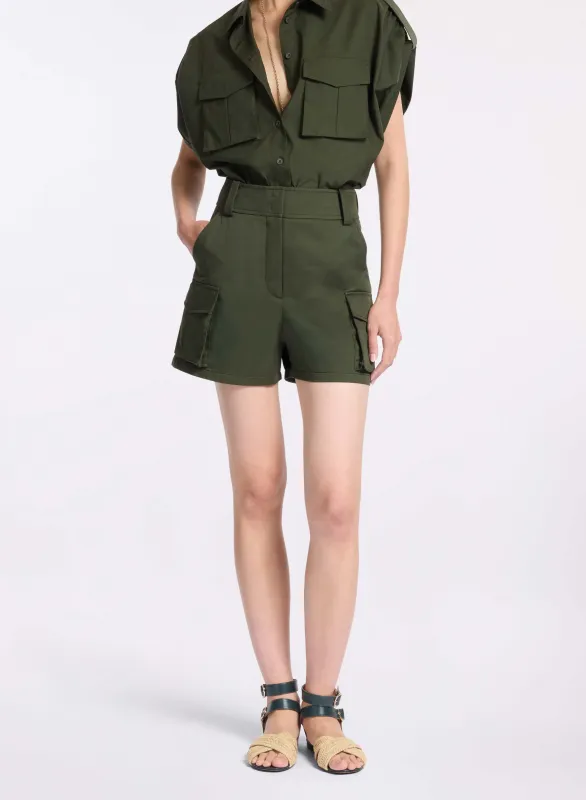 Gabardine Shorts sold by Elie Saab