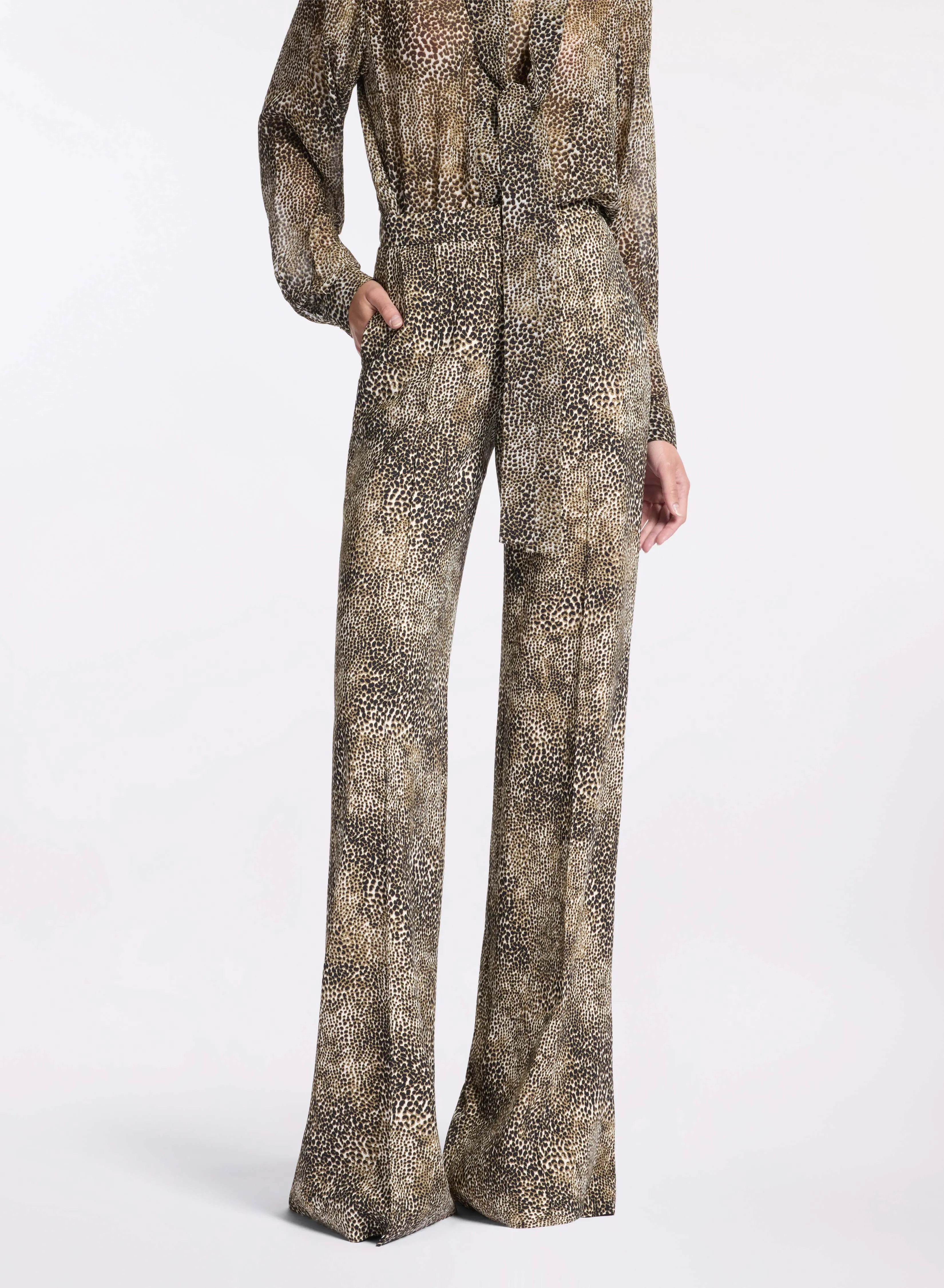 Animalier Print Pants sold by Elie Saab