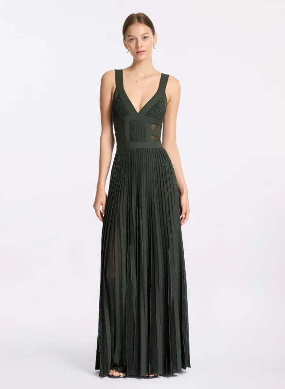 Knit Dress with Lace Inserts sold by Elie Saab