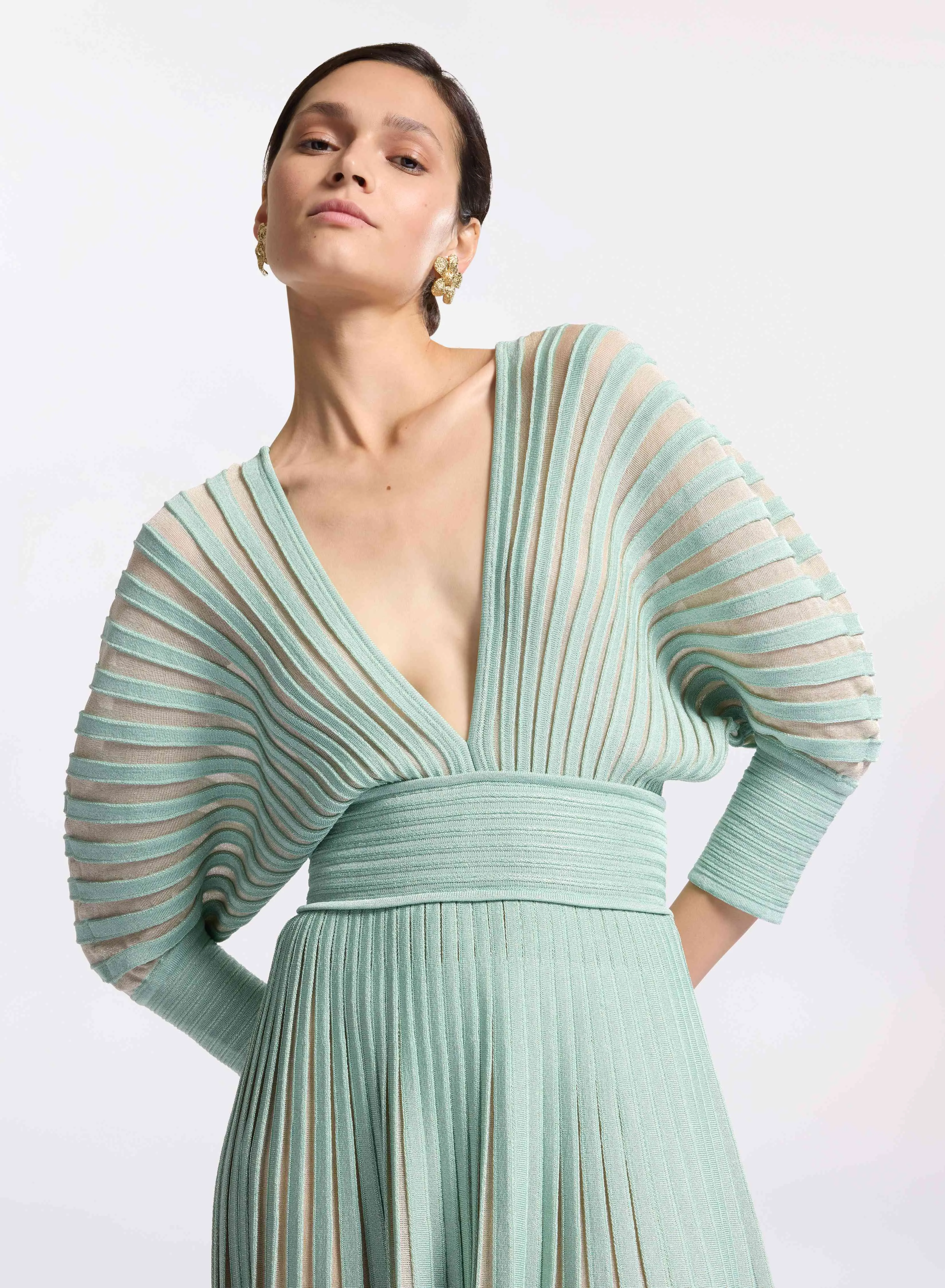 Knit Long Dress sold by Elie Saab product image thumbnail 3