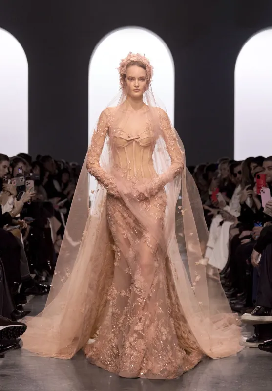 Look 58 sold by Elie Saab