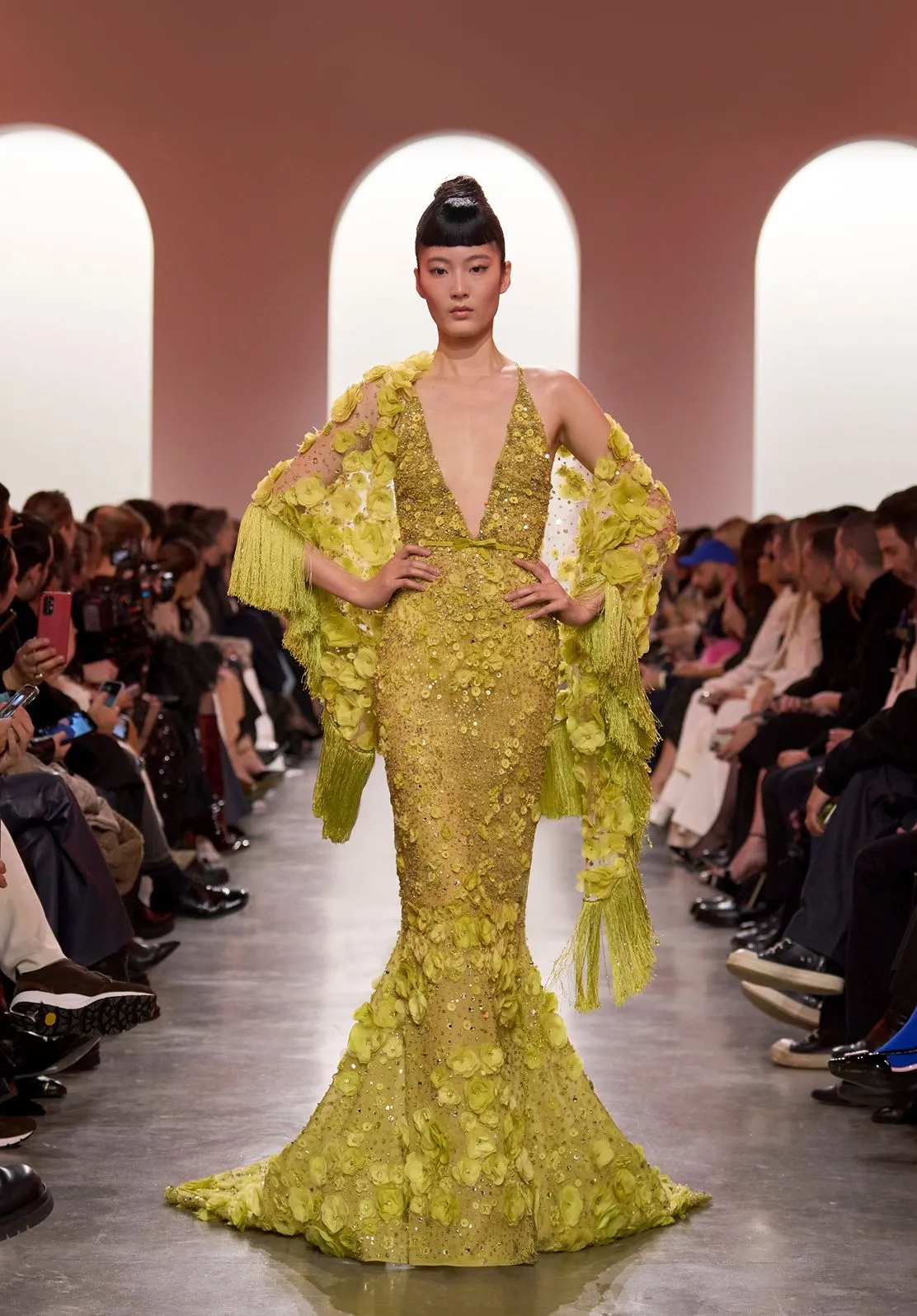 Look 35 sold by Elie Saab