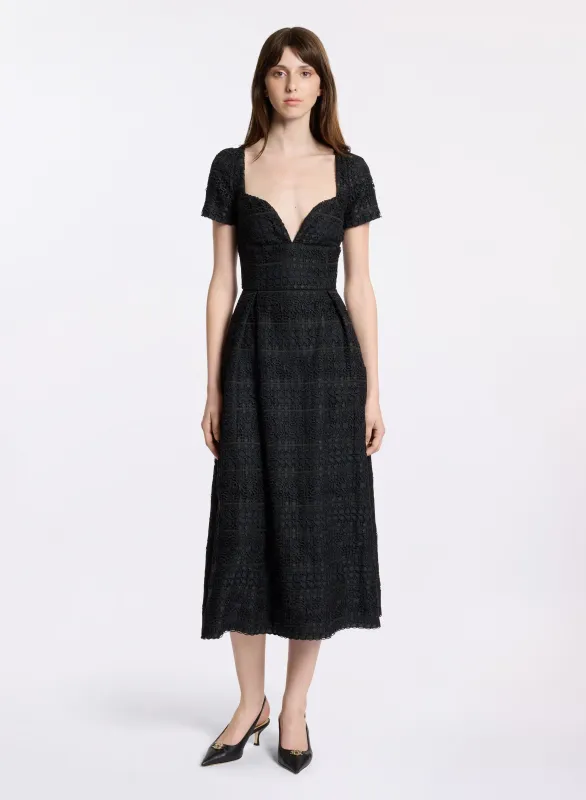 Macramé Midi Dress sold by Elie Saab