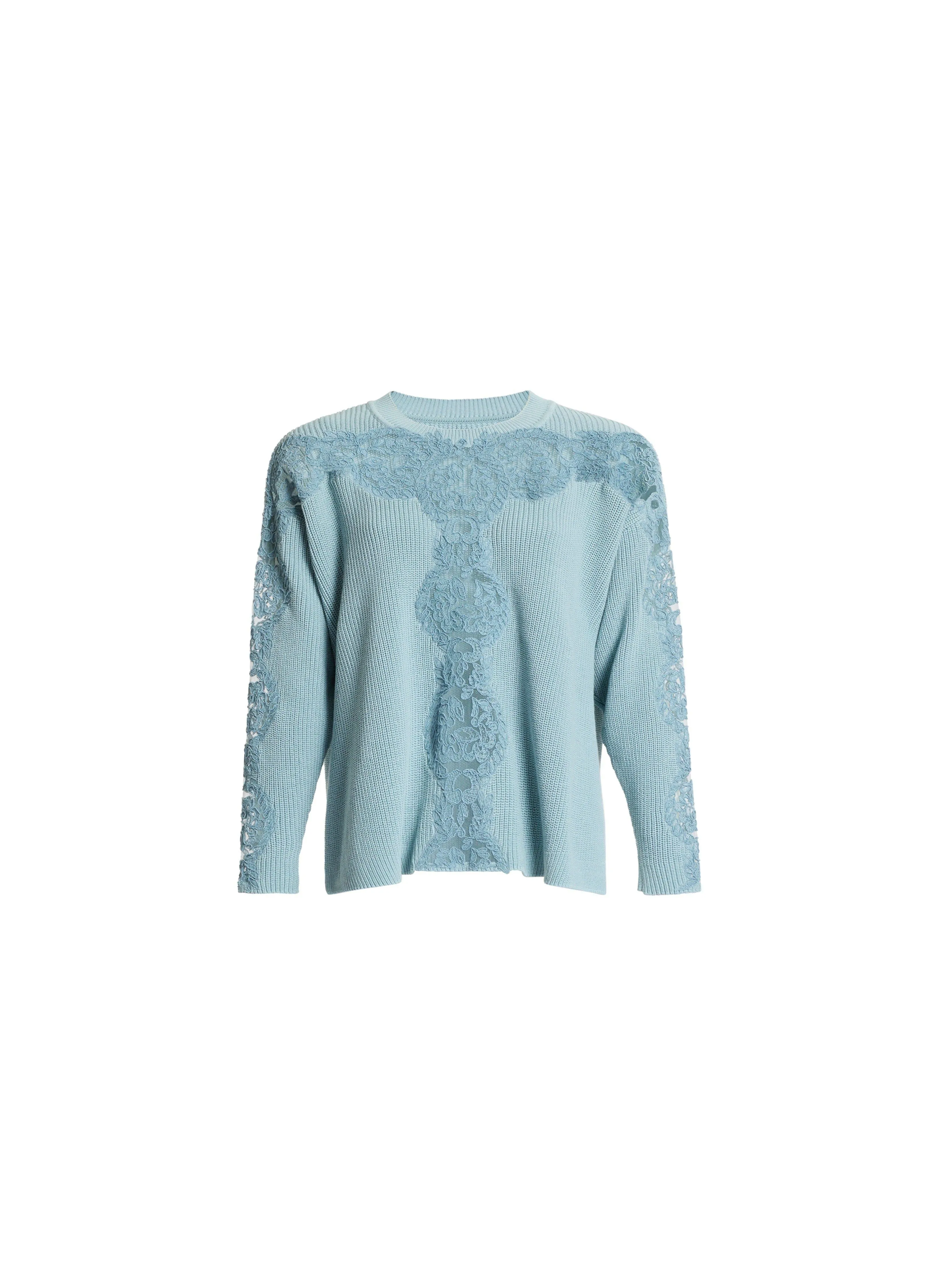 Knit Top with Lace Inserts sold by Elie Saab product image thumbnail 5
