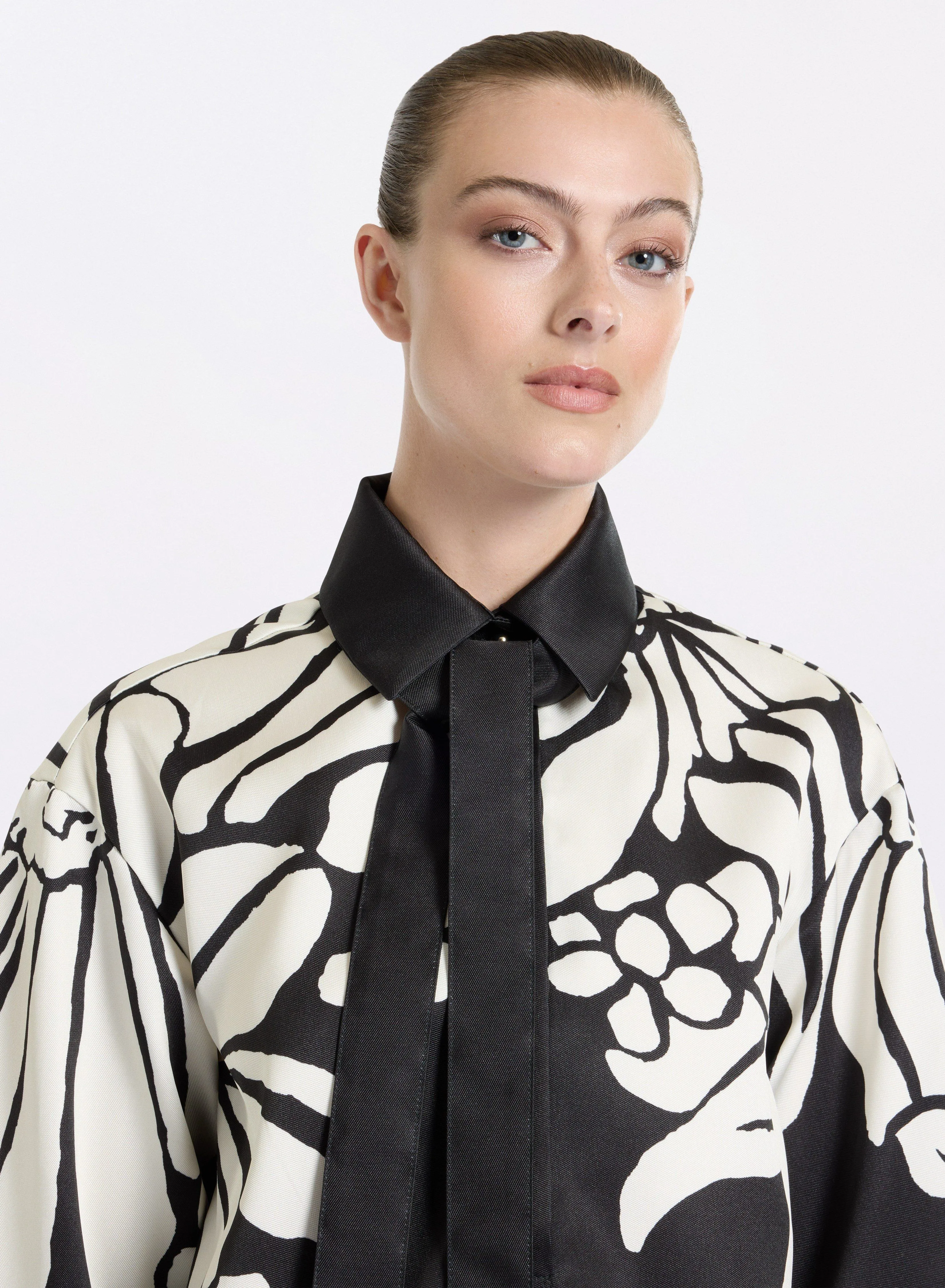 Printed Mikado Blouse sold by Elie Saab product image thumbnail 3