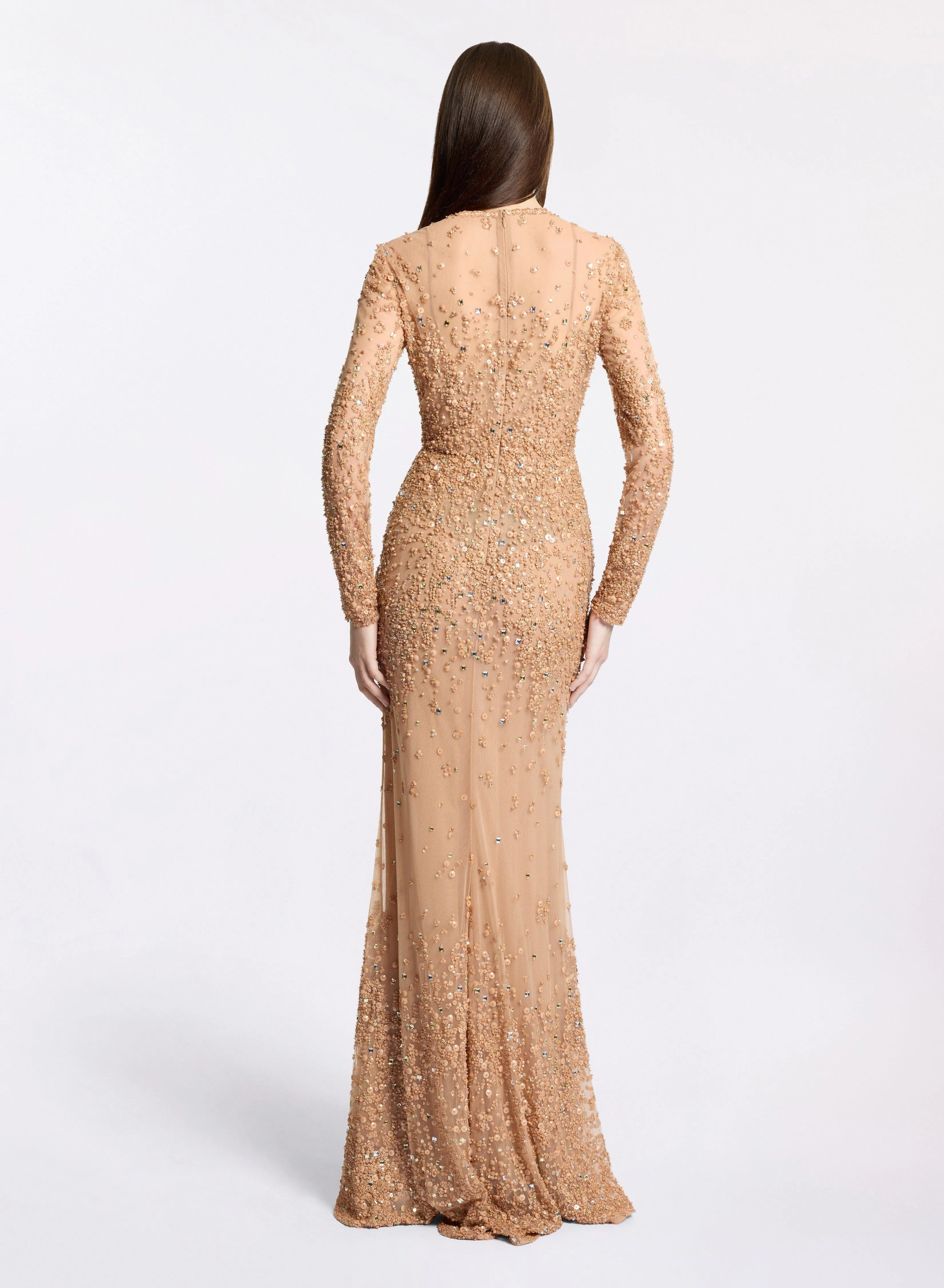 Bead Embroidered Long Dress sold by Elie Saab product image thumbnail 2