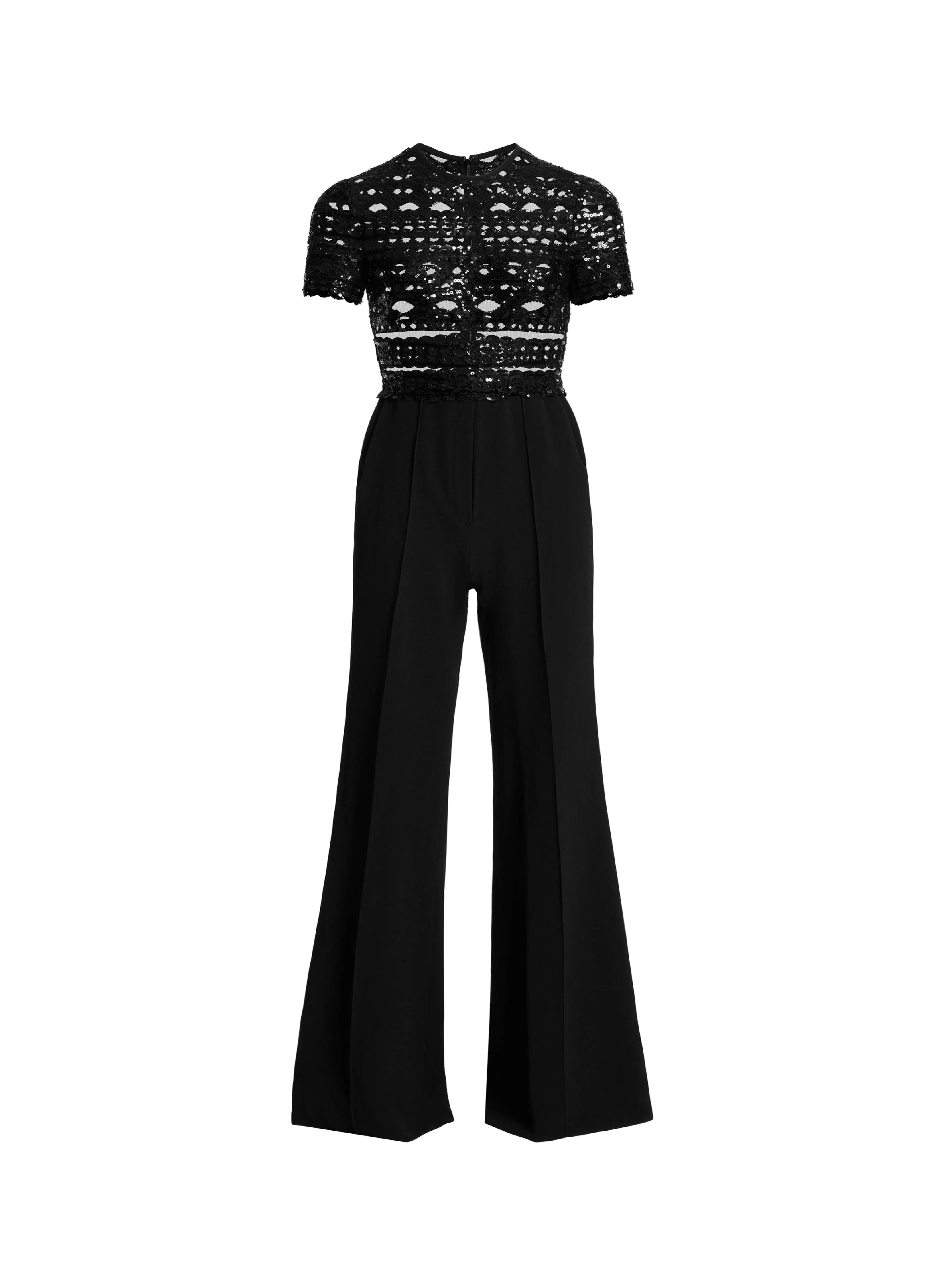 Tulle Embroidered Cady Jumpsuit sold by Elie Saab product image thumbnail 4
