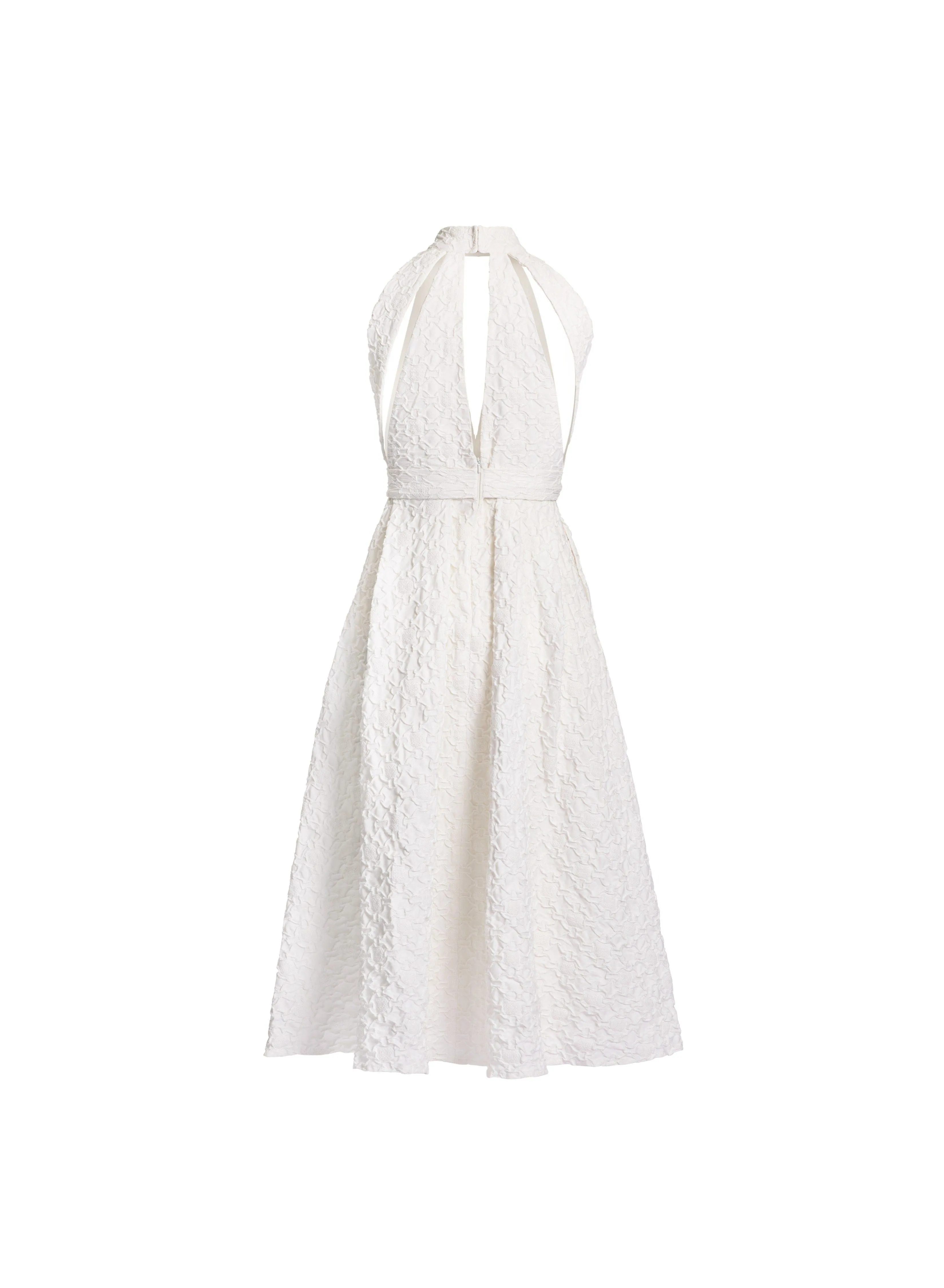 Cotton Embroidered Midi Dress sold by Elie Saab product image thumbnail 5