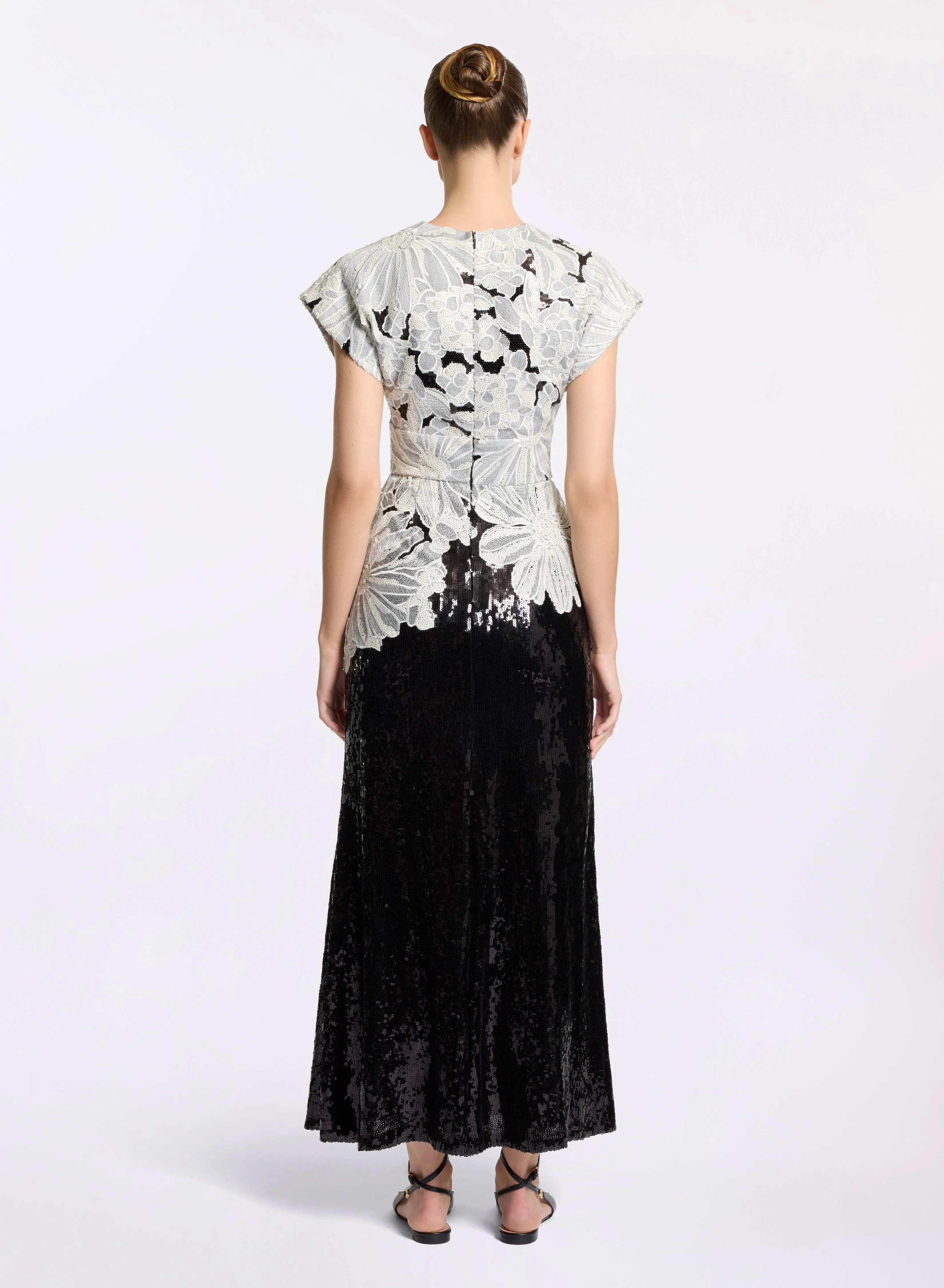 Sequin Embroidered Midi Dress sold by Elie Saab product image thumbnail 2