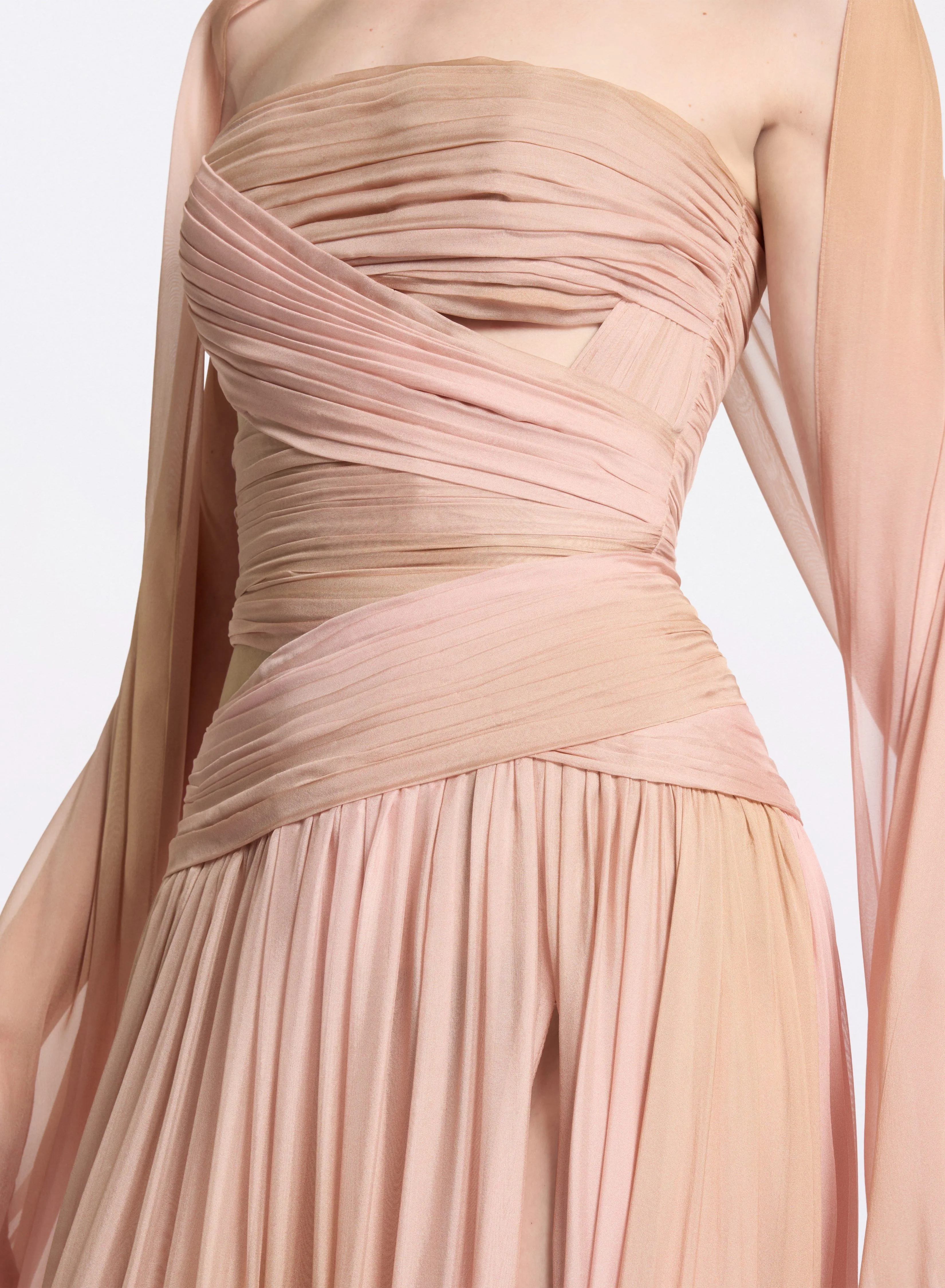 Printed Chiffon Long Dress sold by Elie Saab product image thumbnail 3