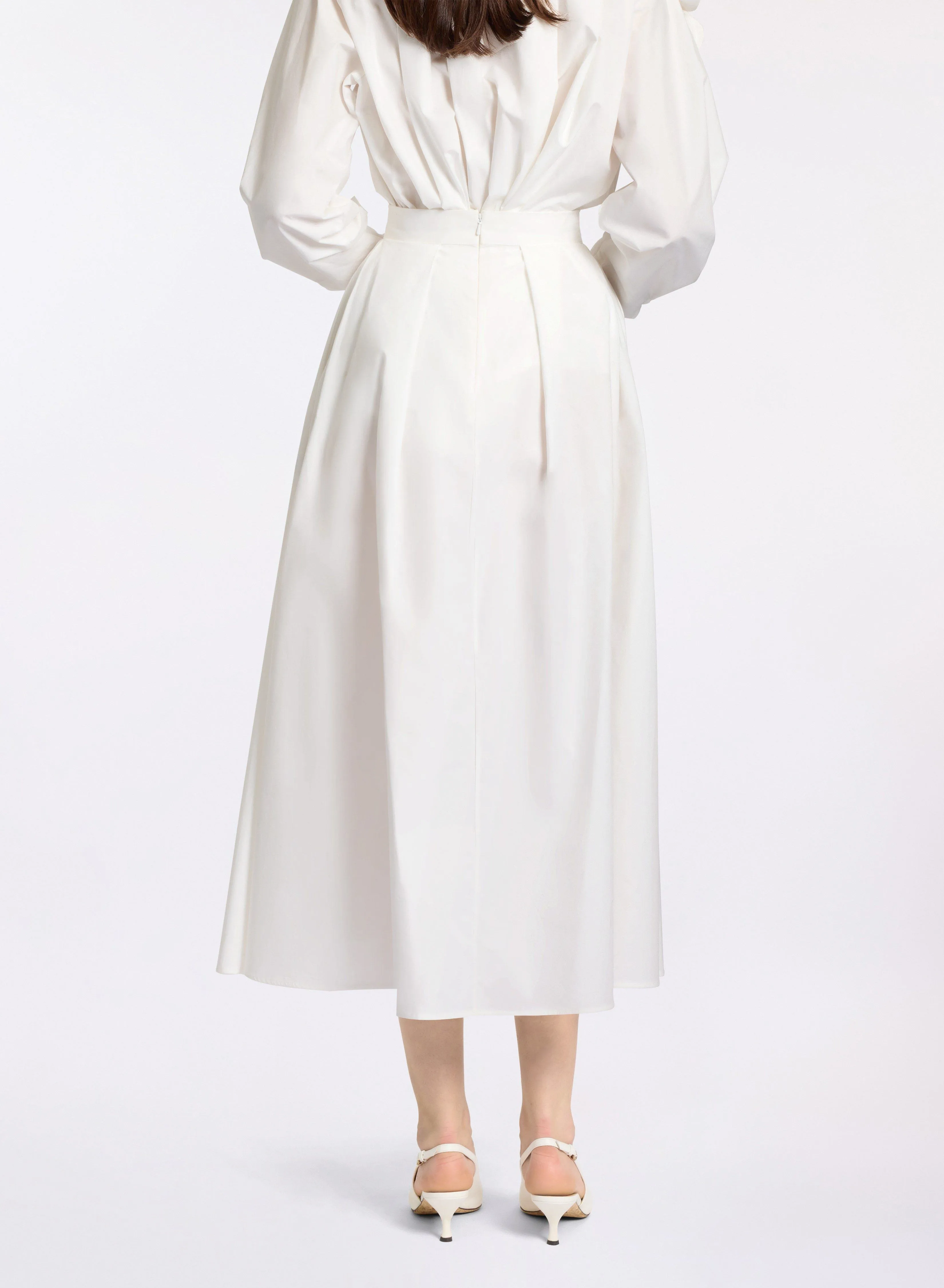 Poplin Midi Skirt sold by Elie Saab product image thumbnail 2