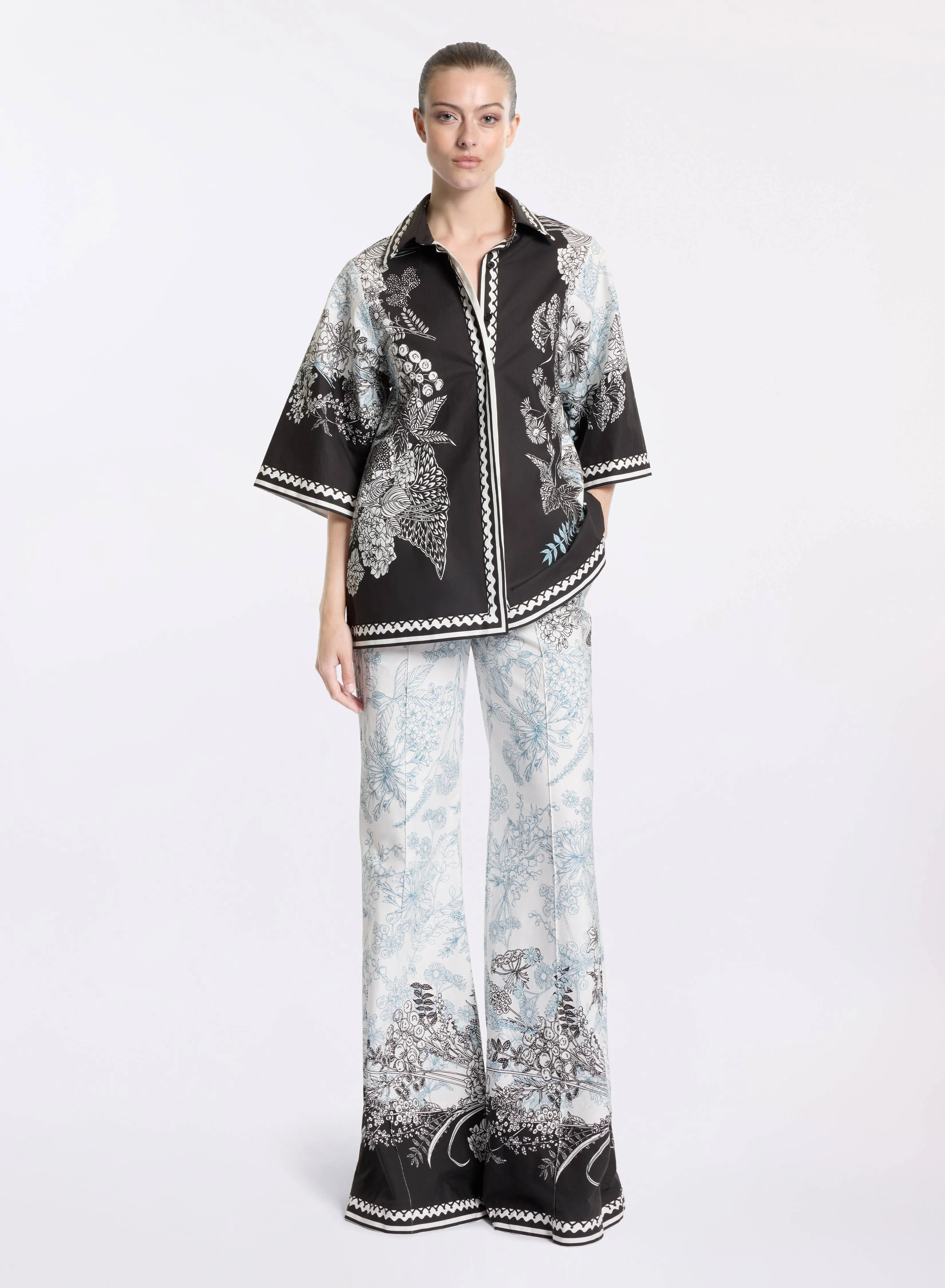 Printed Cotton Pants sold by Elie Saab