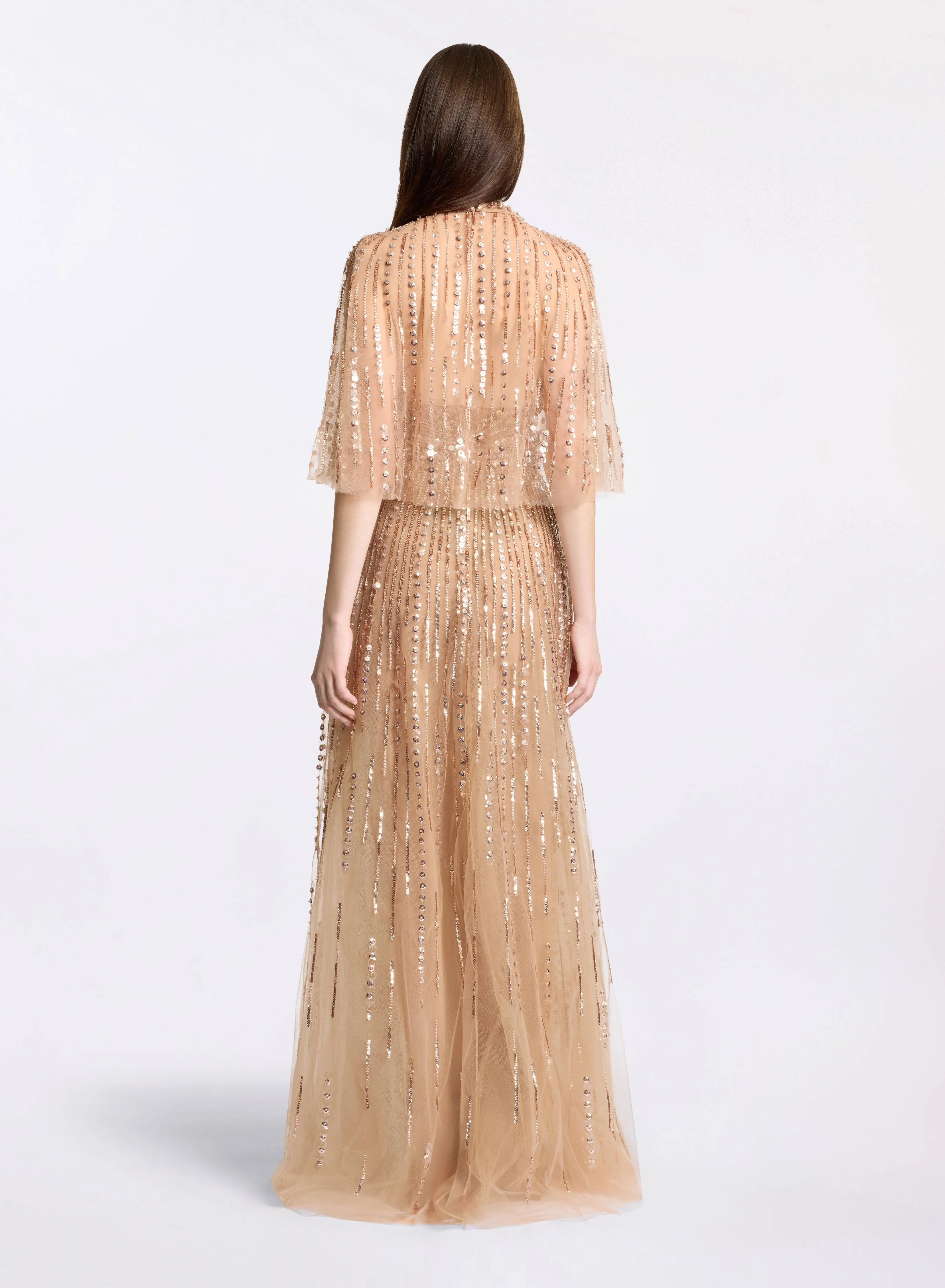 Bead Embroidered Short Cape sold by Elie Saab product image thumbnail 2