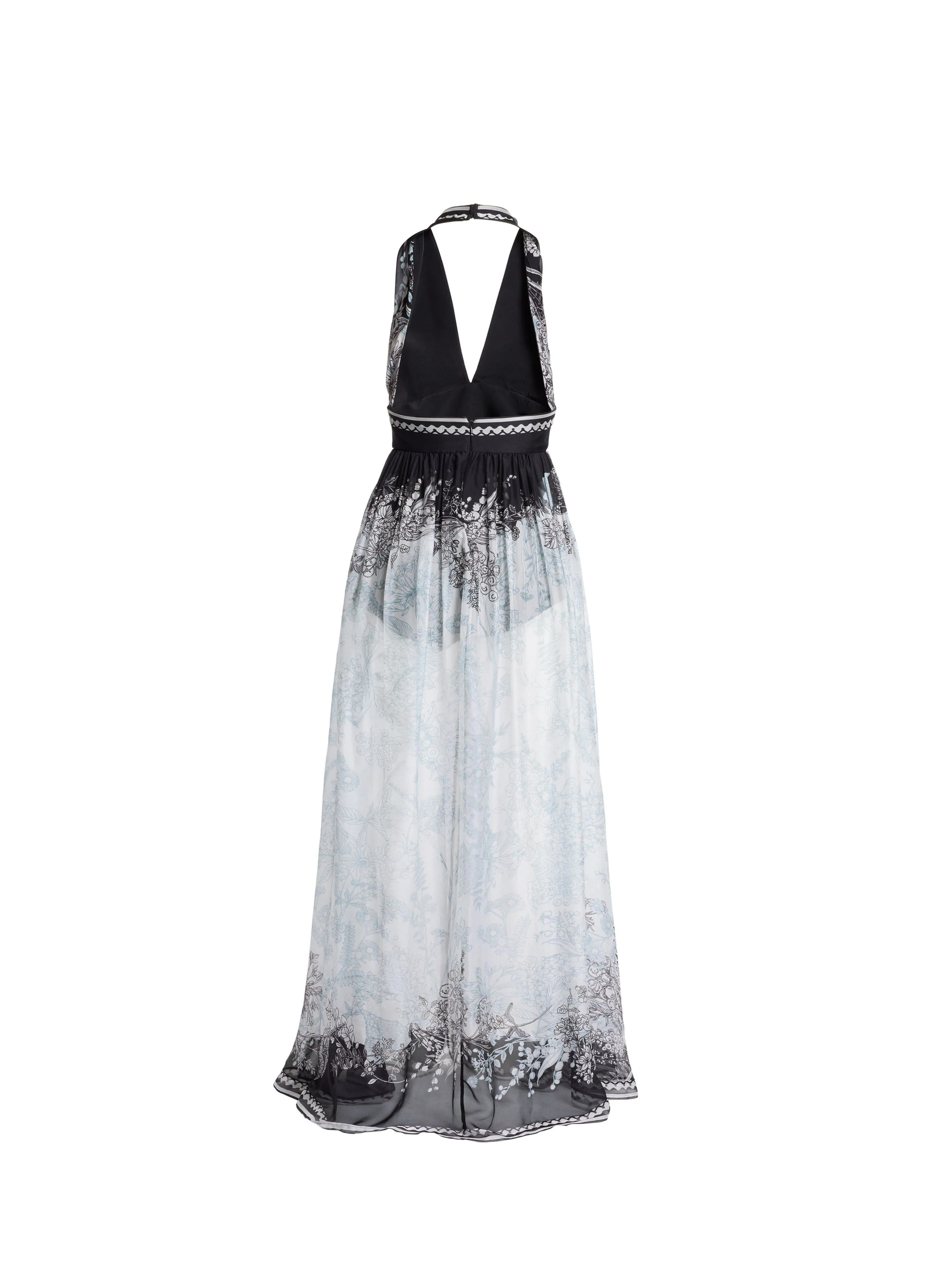 Printed Chiffon Long Dress sold by Elie Saab product image thumbnail 5