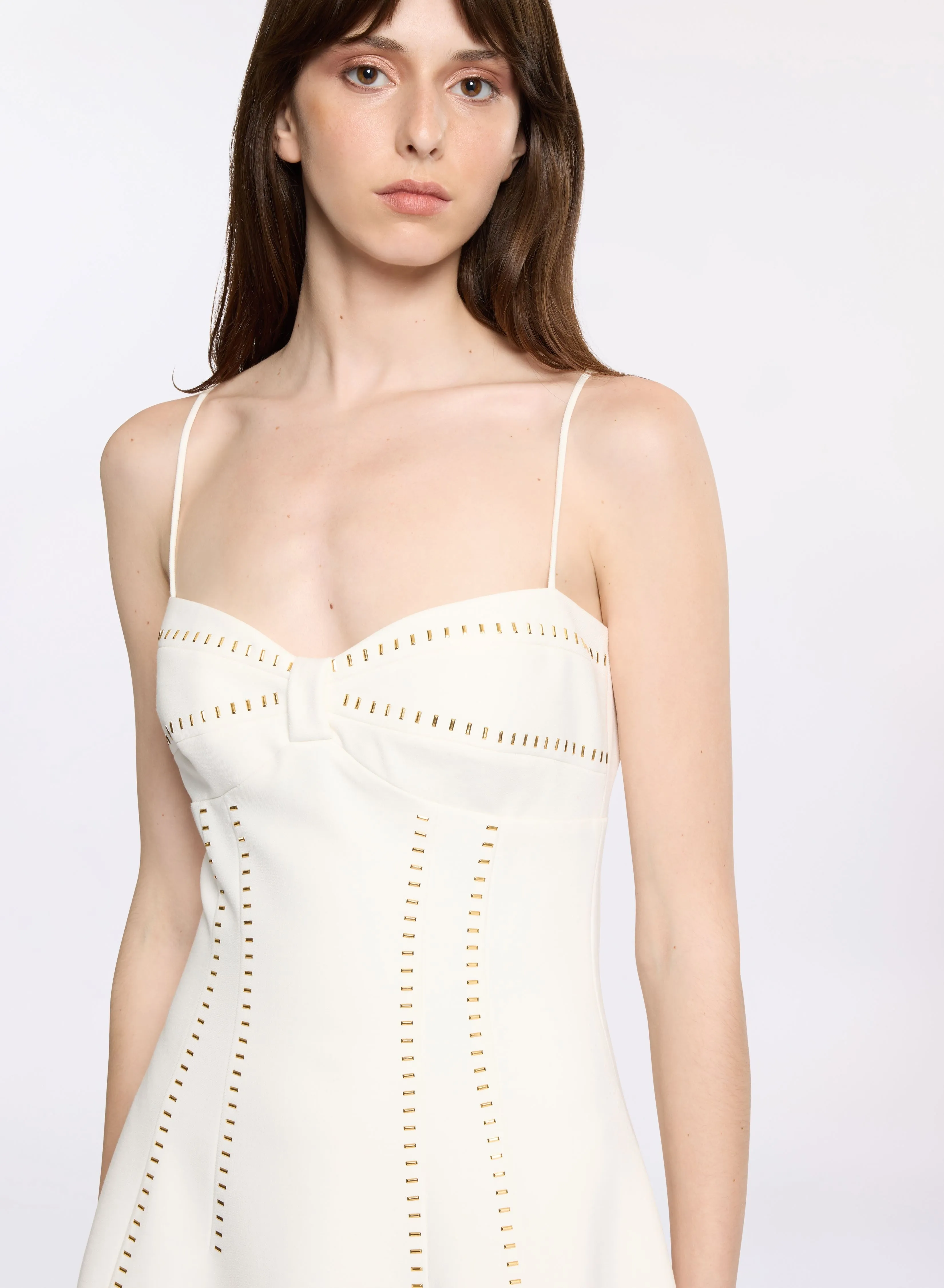 Stud Embellished Midi Dress sold by Elie Saab product image thumbnail 3