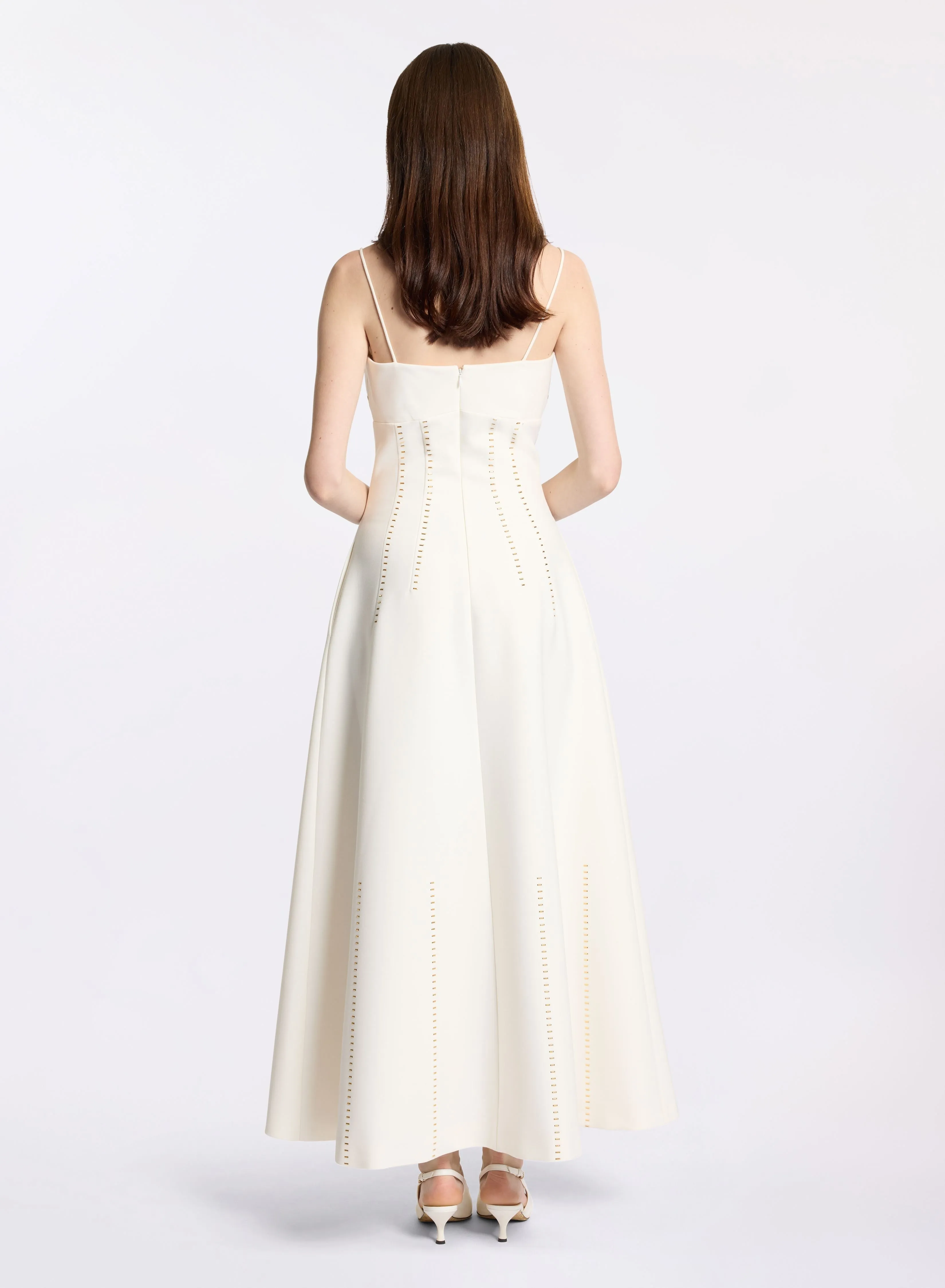 Stud Embellished Midi Dress sold by Elie Saab product image thumbnail 2