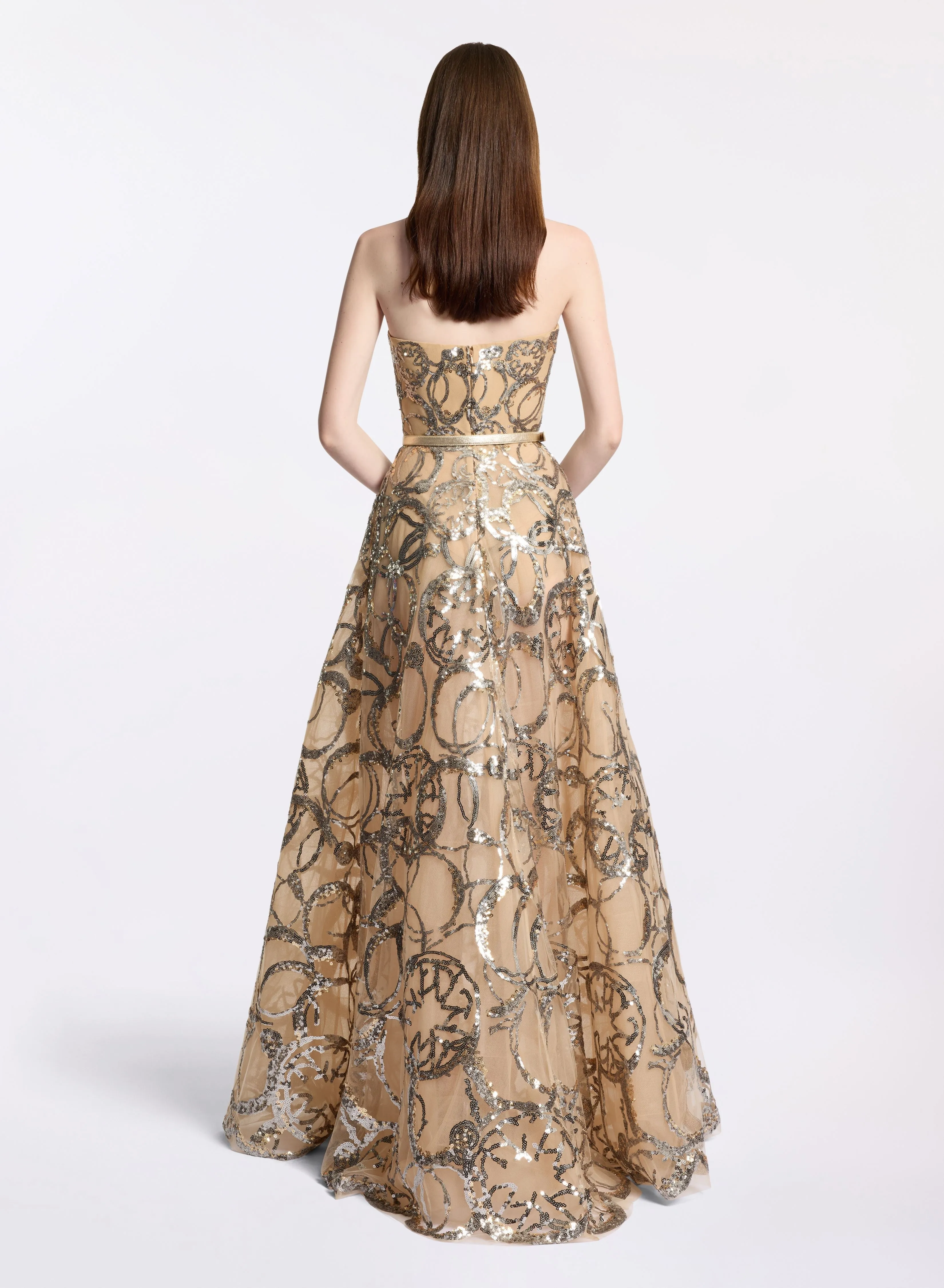 Embroidered Strapless Gown sold by Elie Saab product image thumbnail 2