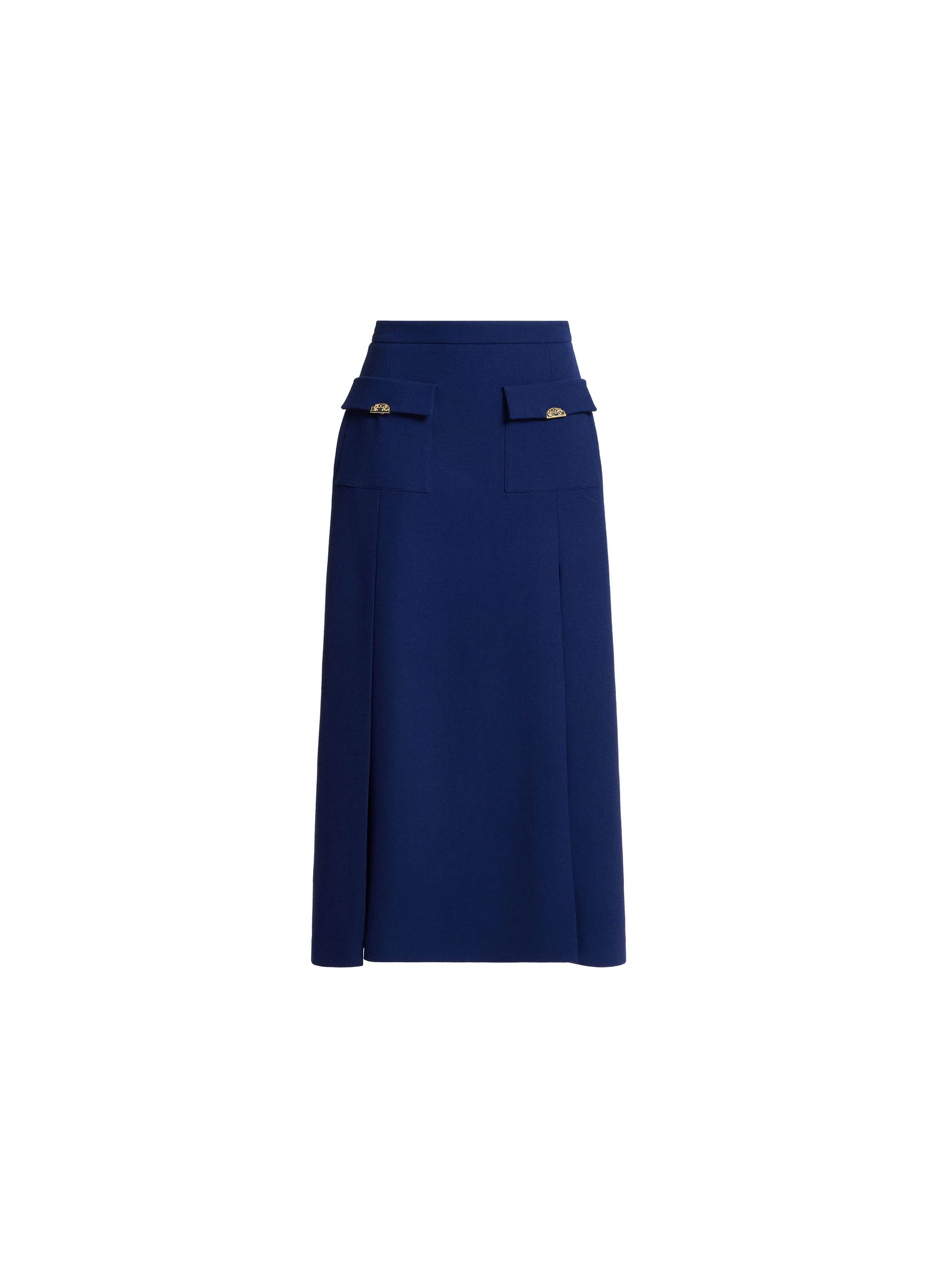 Wool Crepe Midi Skirt sold by Elie Saab product image thumbnail 4