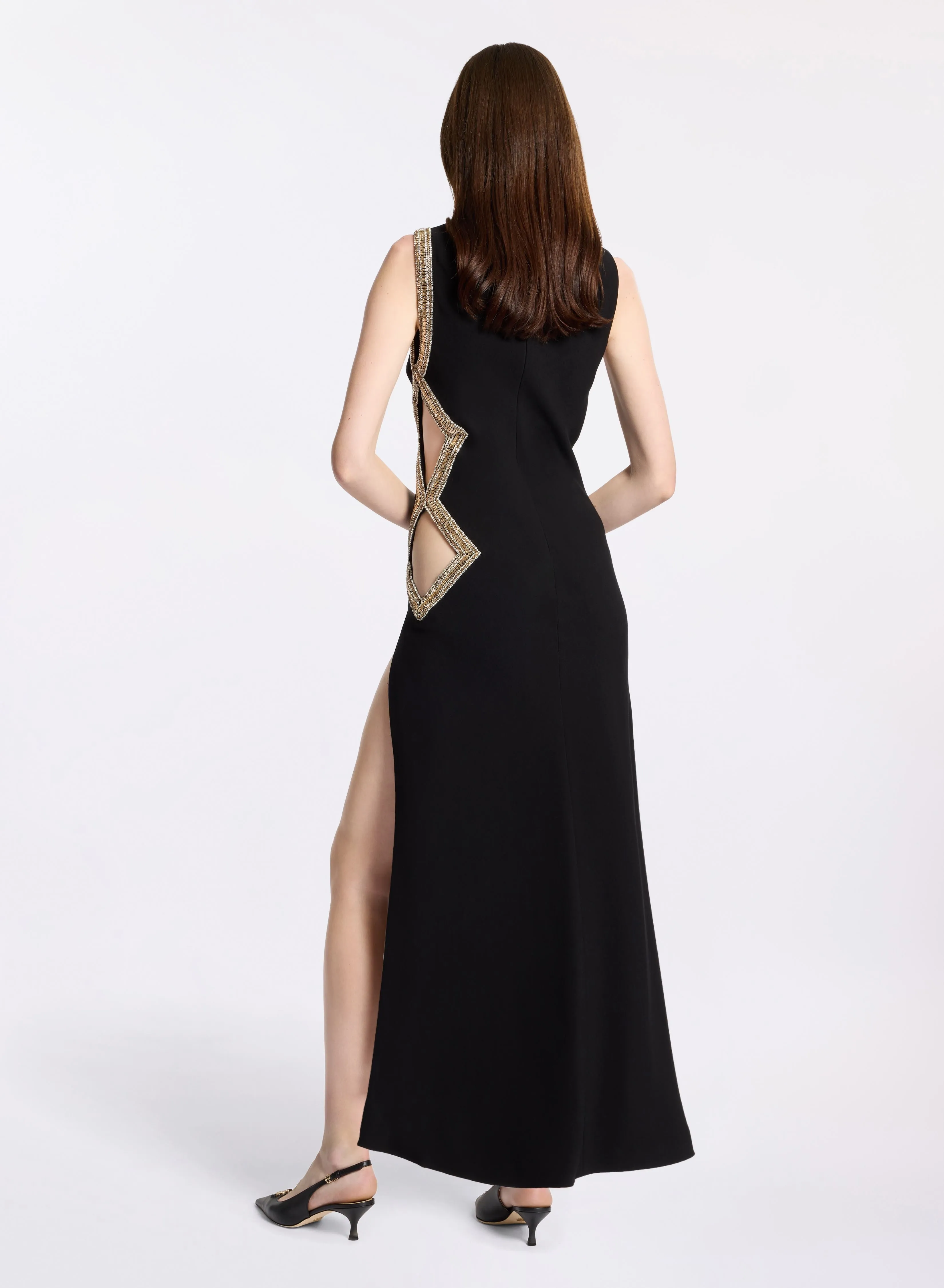 Crystal Embellished Cut-Out Dress sold by Elie Saab product image thumbnail 2