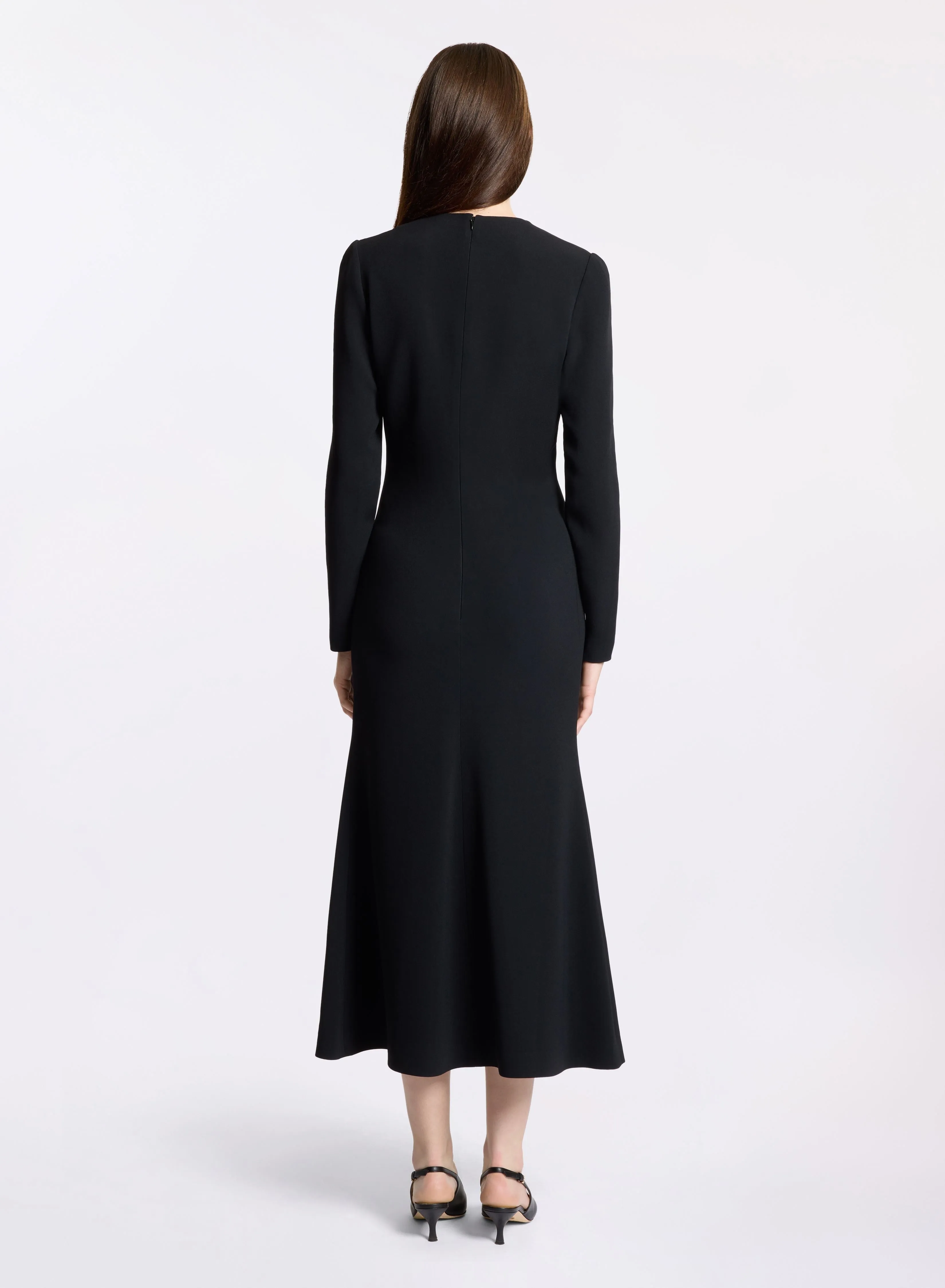 Crystal Bow Midi Dress sold by Elie Saab product image thumbnail 2