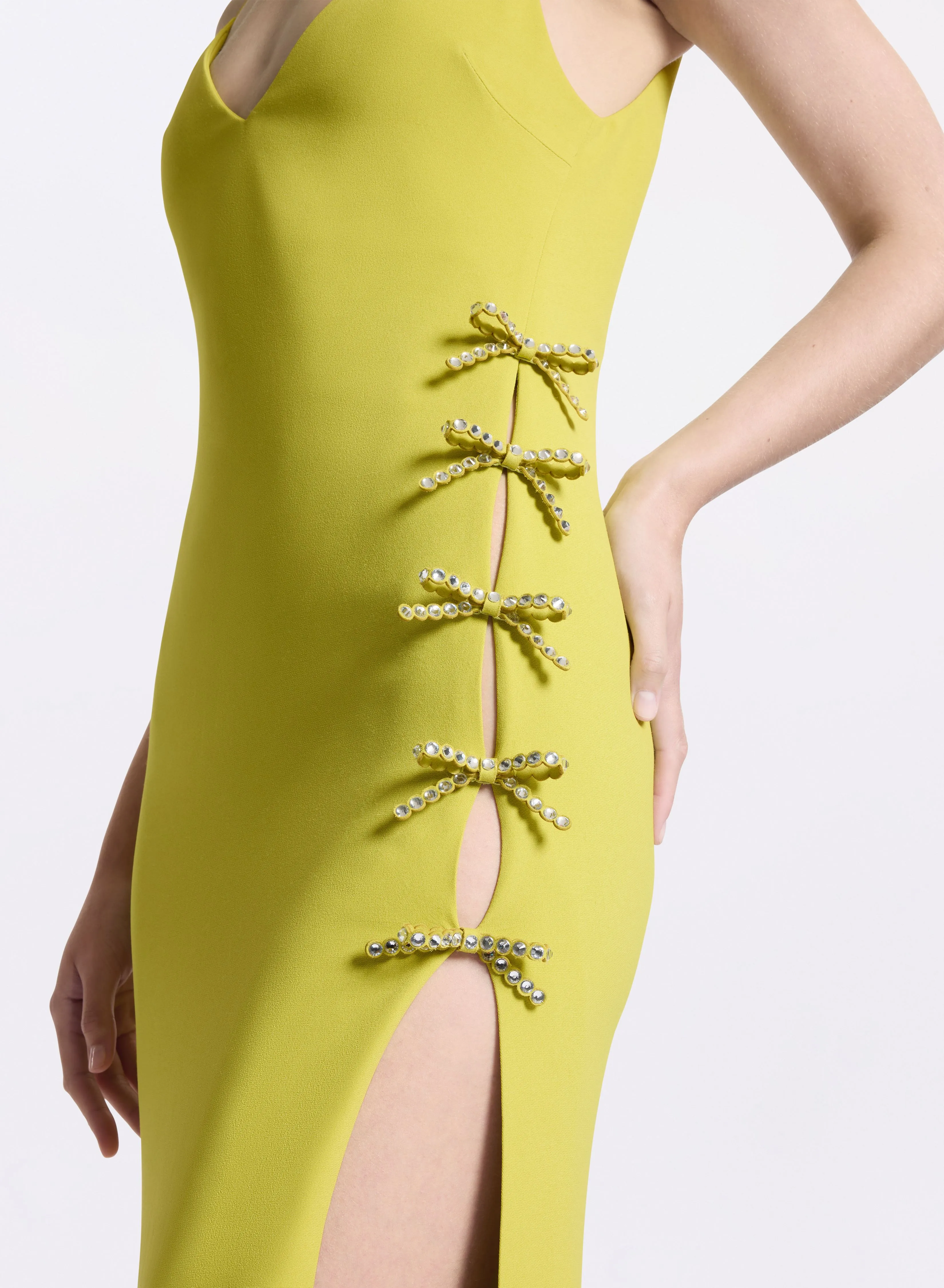 Crystal Bow Embellished Dress sold by Elie Saab product image thumbnail 3