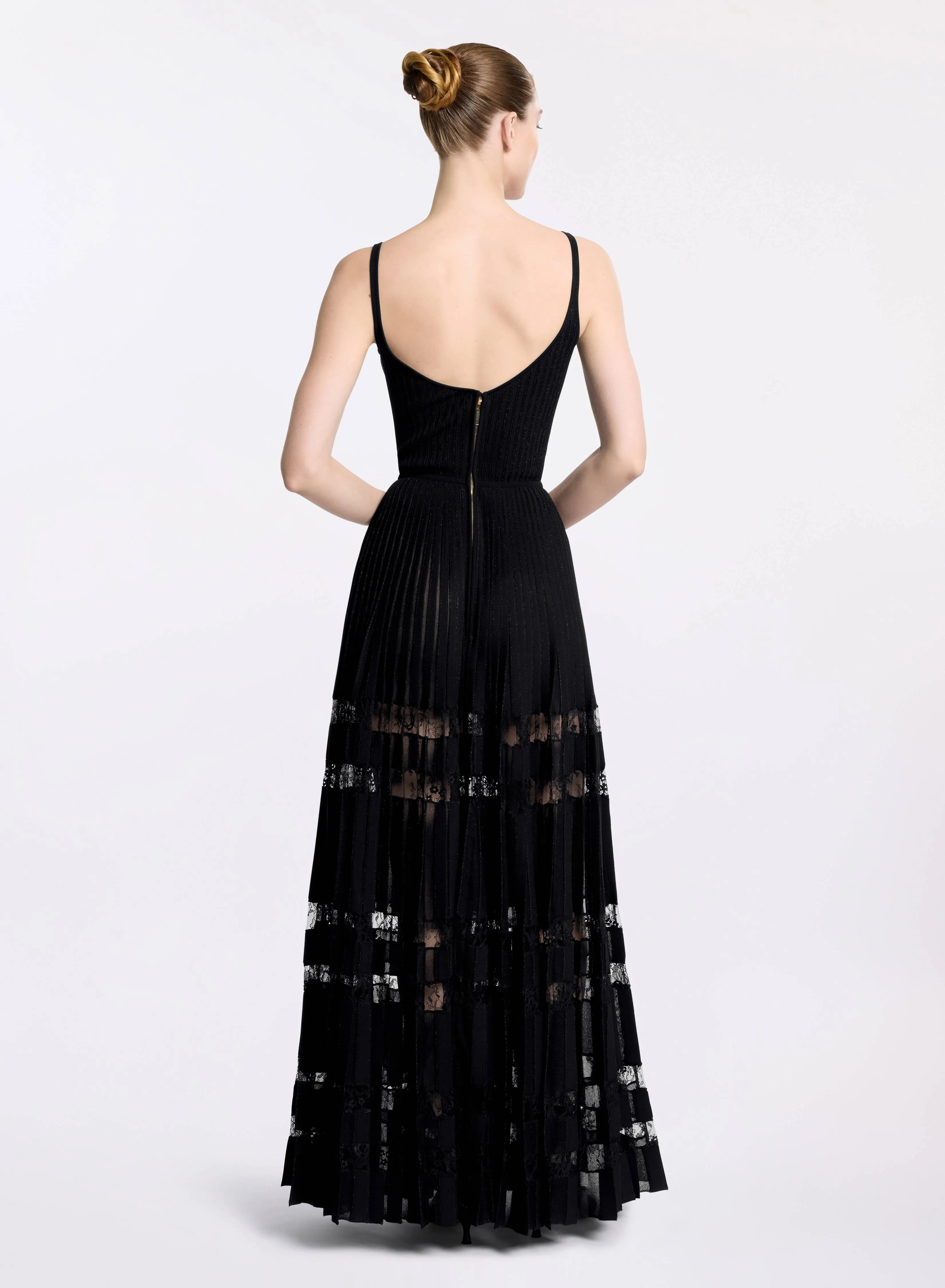 Knit Dress With Lace Inserts sold by Elie Saab product image thumbnail 2