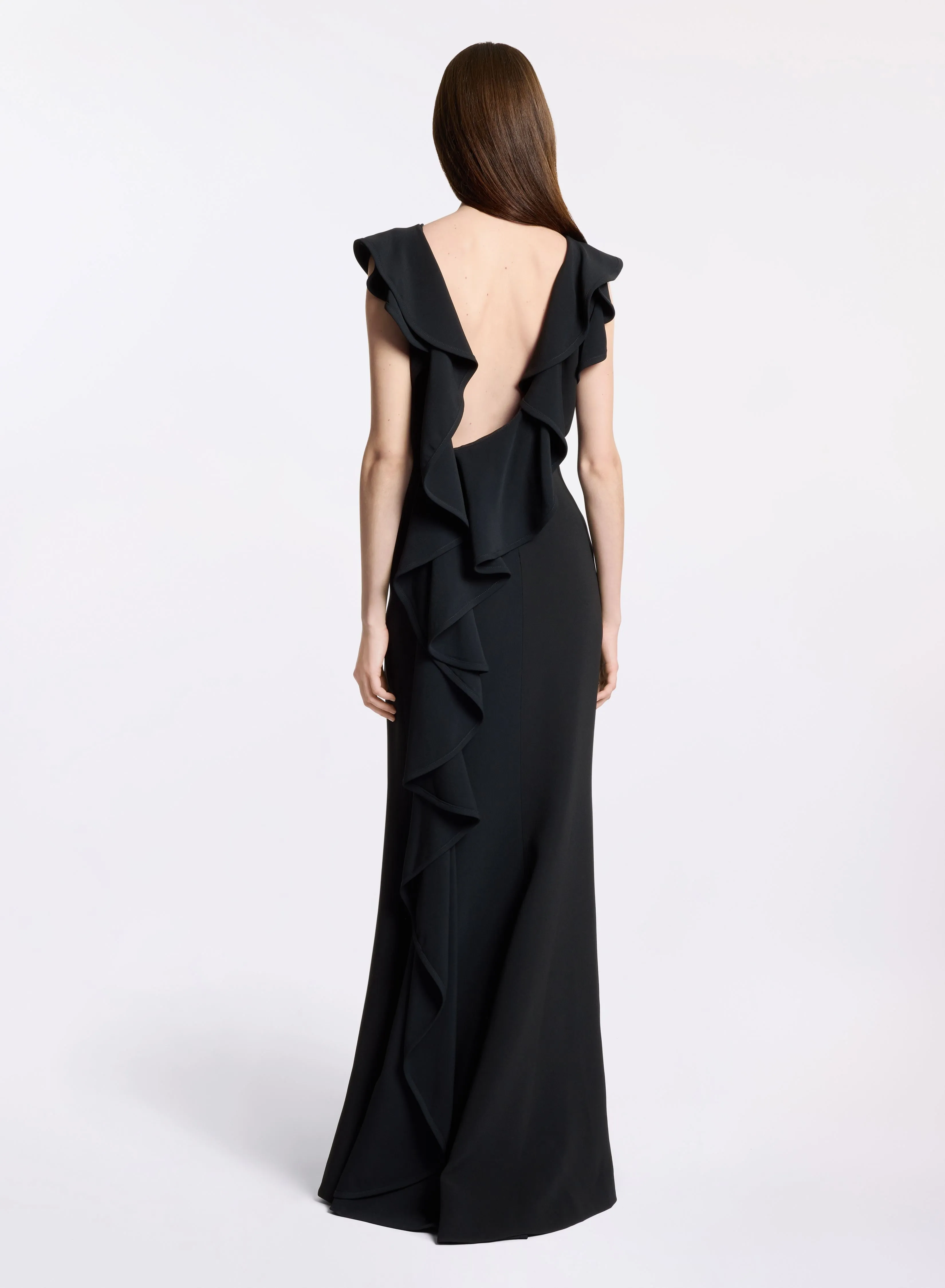 Ruffled Cady Dress sold by Elie Saab product image thumbnail 2