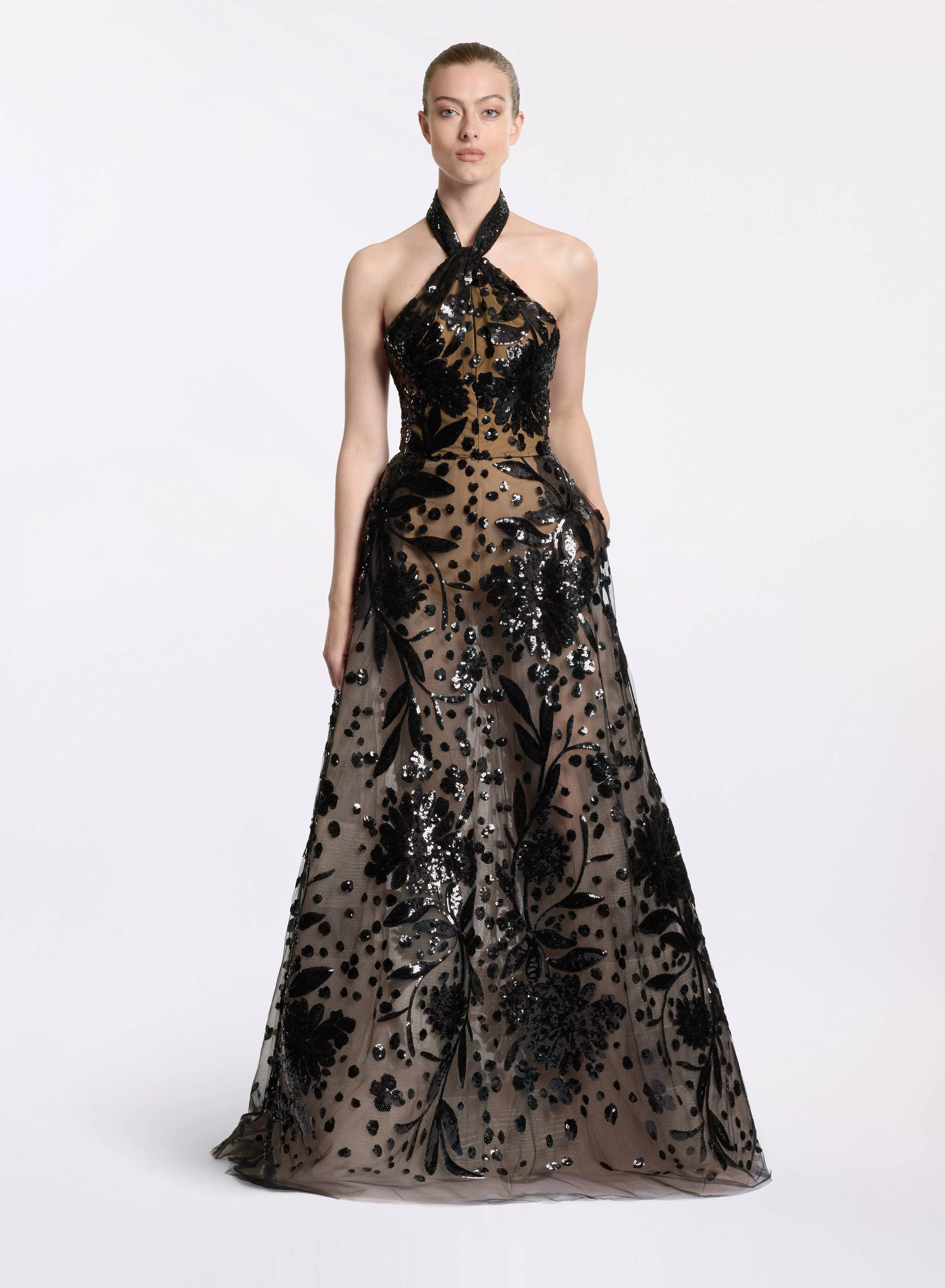 Embroidered Halter Gown sold by Elie Saab