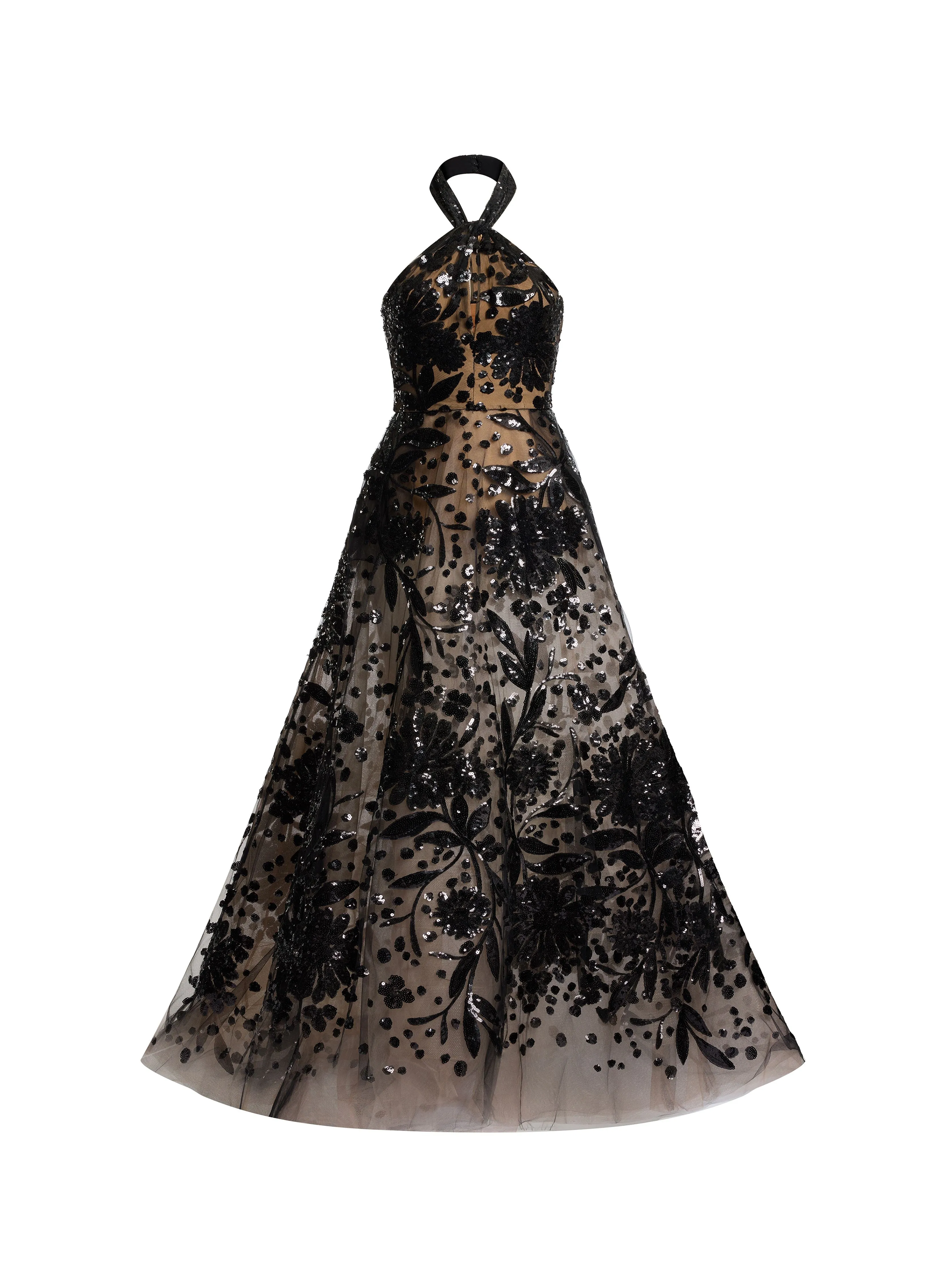 Embroidered Halter Gown sold by Elie Saab product image thumbnail 4