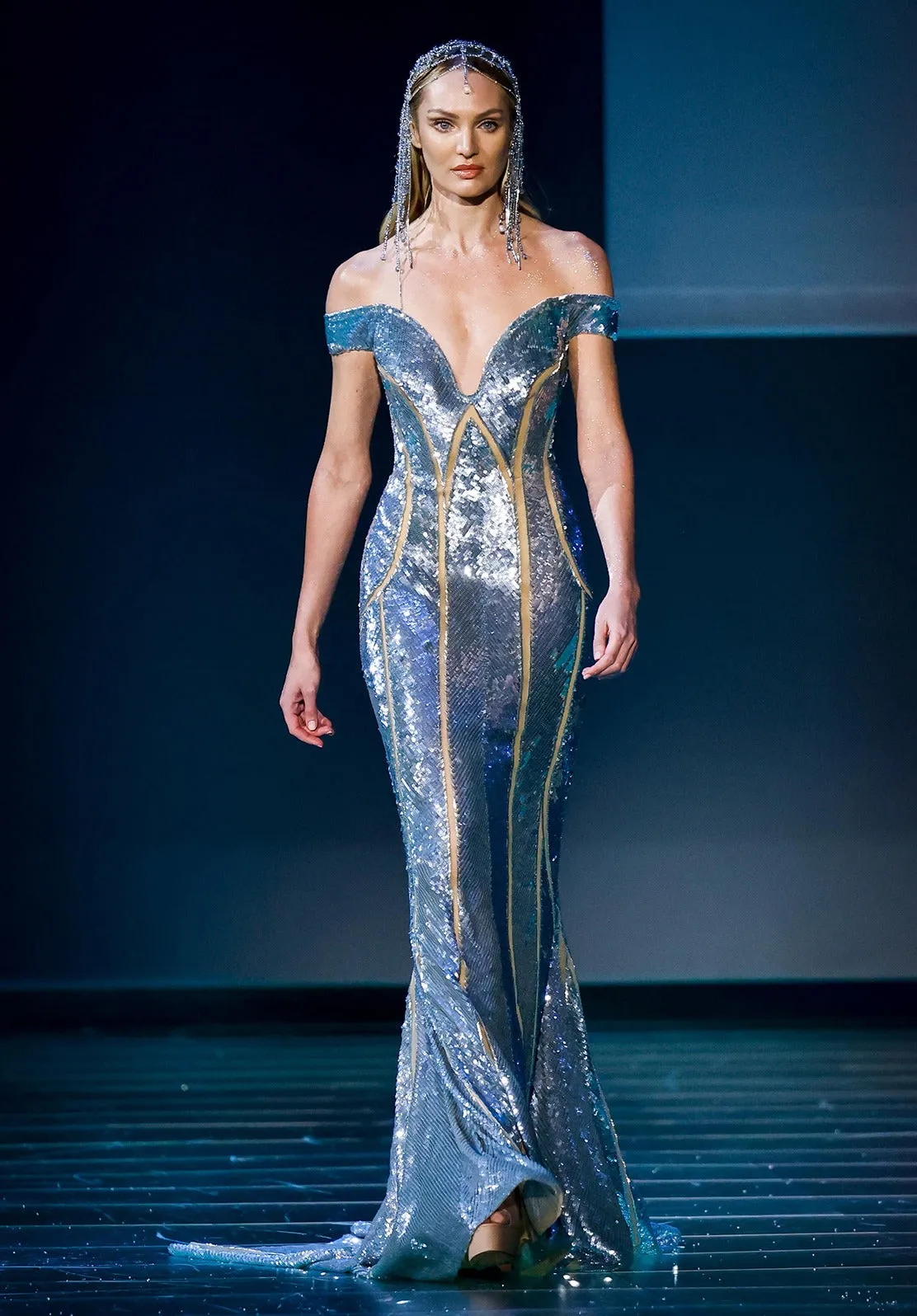Look 25 sold by Elie Saab