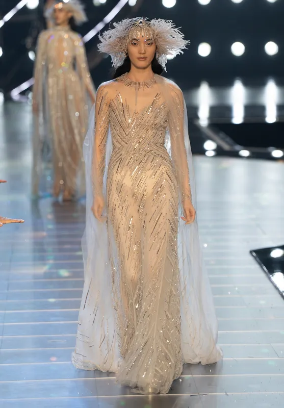 Look 9 sold by Elie Saab
