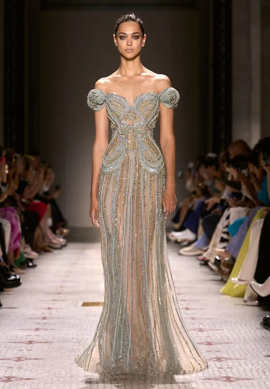 Look 50 sold by Elie Saab