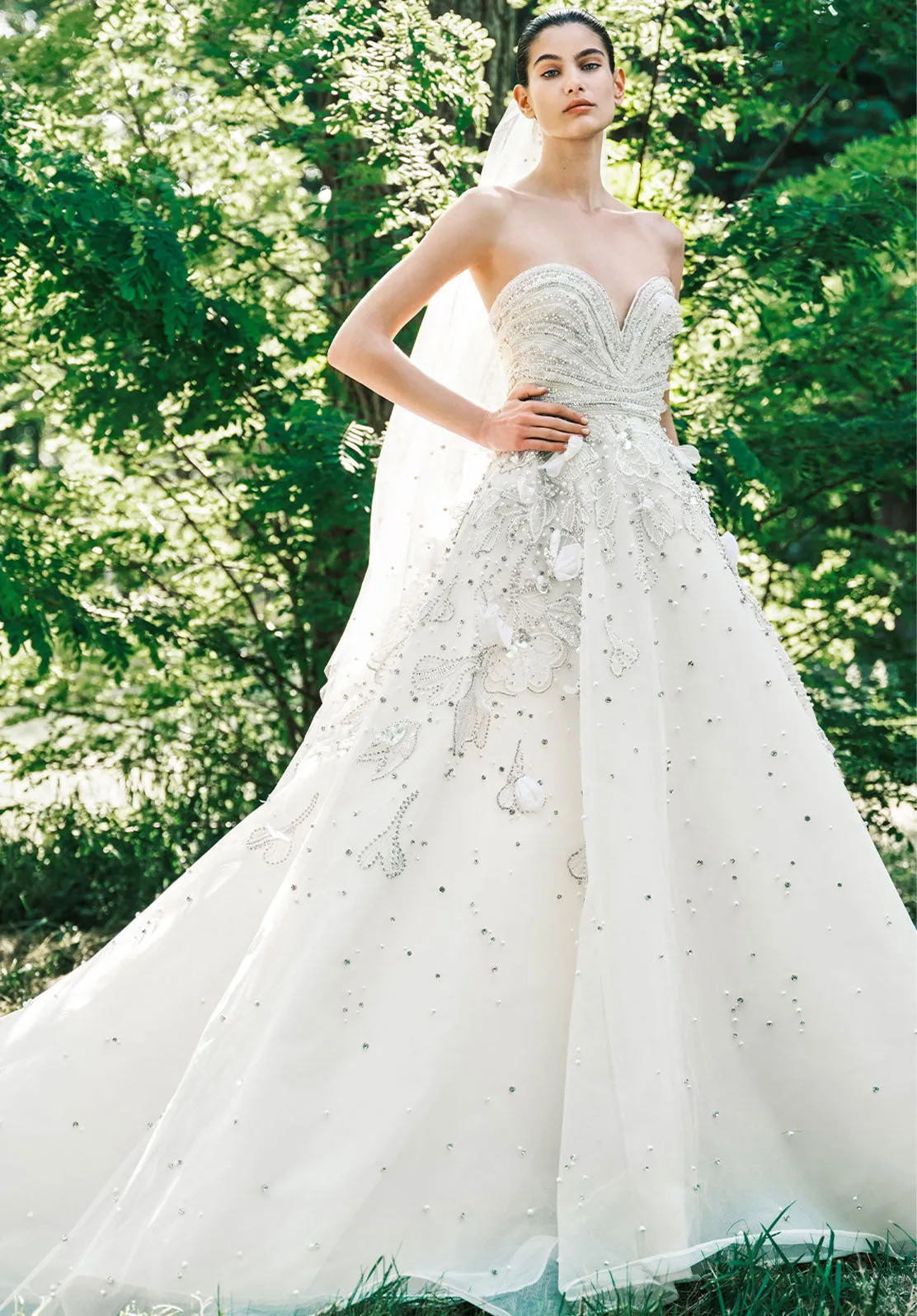 Look 3 sold by Elie Saab