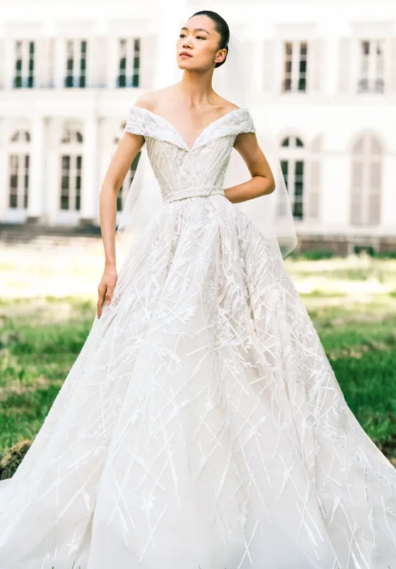 Look 4 made by Elie Saab