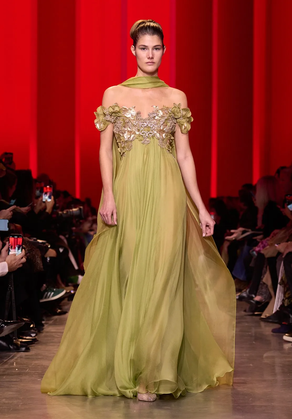 Look 18 sold by Elie Saab