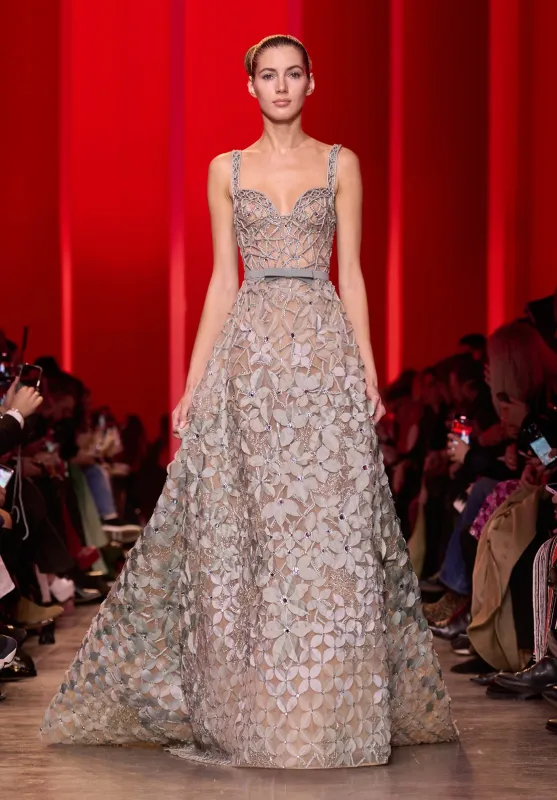 Look 8 sold by Elie Saab