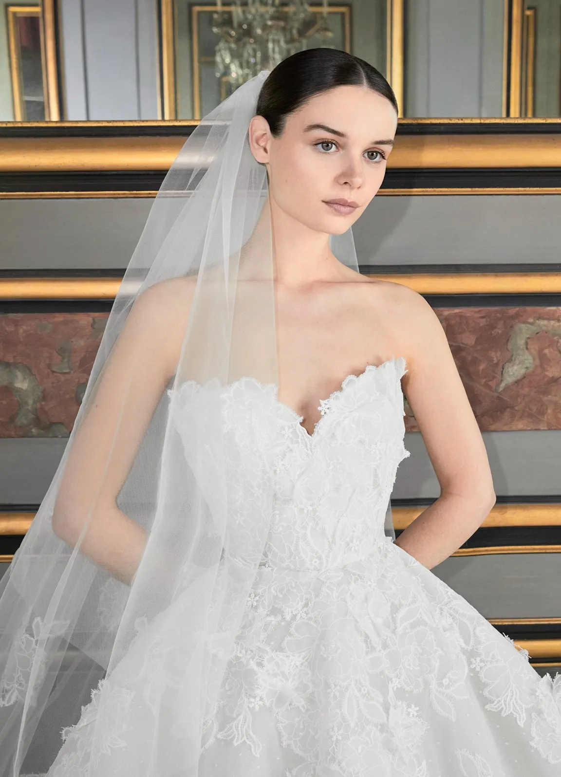 Look 7 sold by Elie Saab