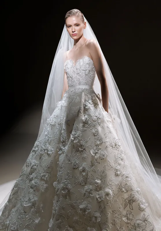 Look 7 sold by Elie Saab