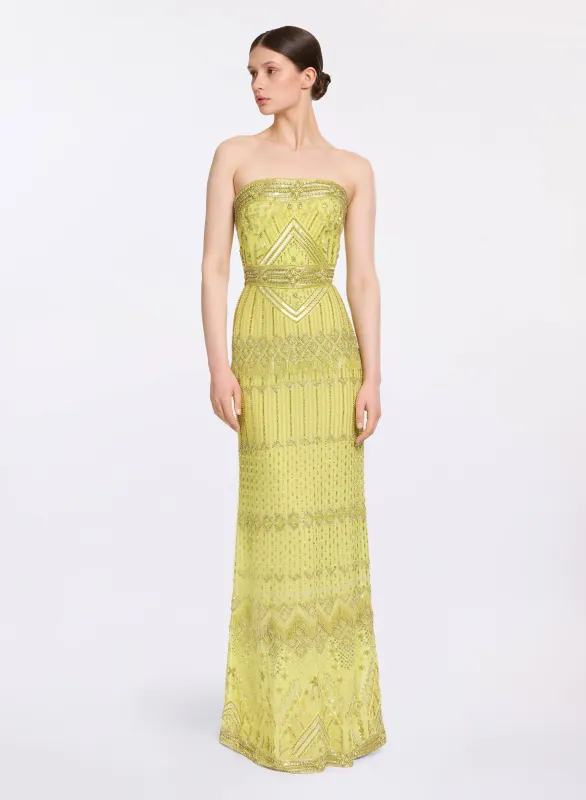 Bead Embroidered Dress made by Elie Saab