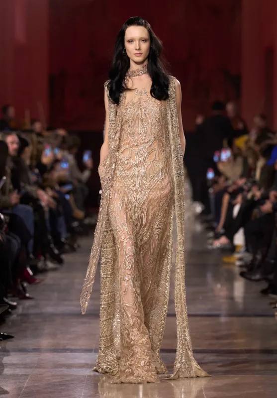 Look 12 made by Elie Saab