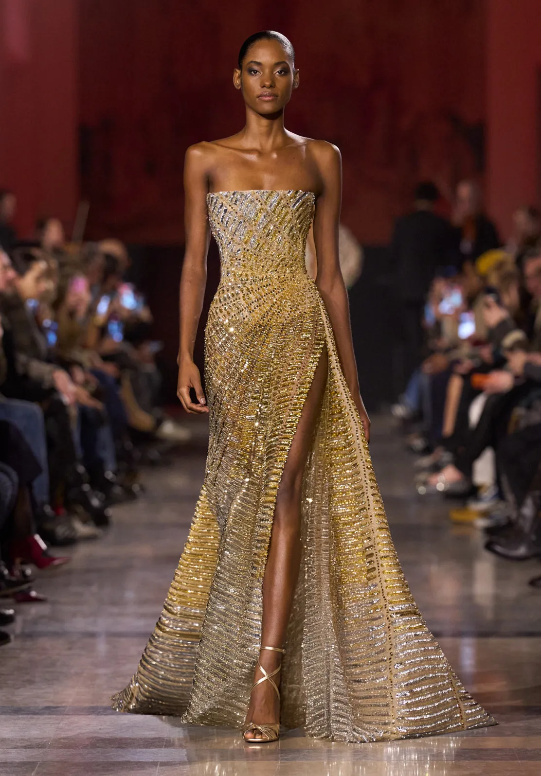 Look 8 sold by Elie Saab