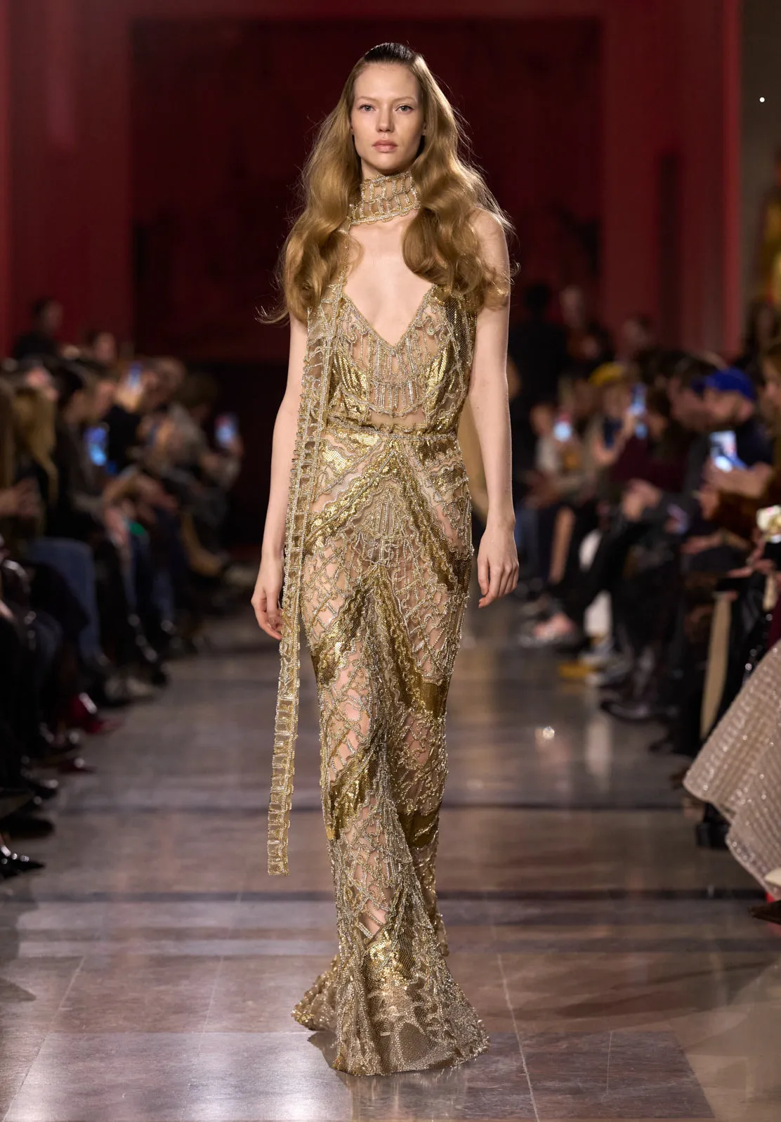 Look 7 sold by Elie Saab