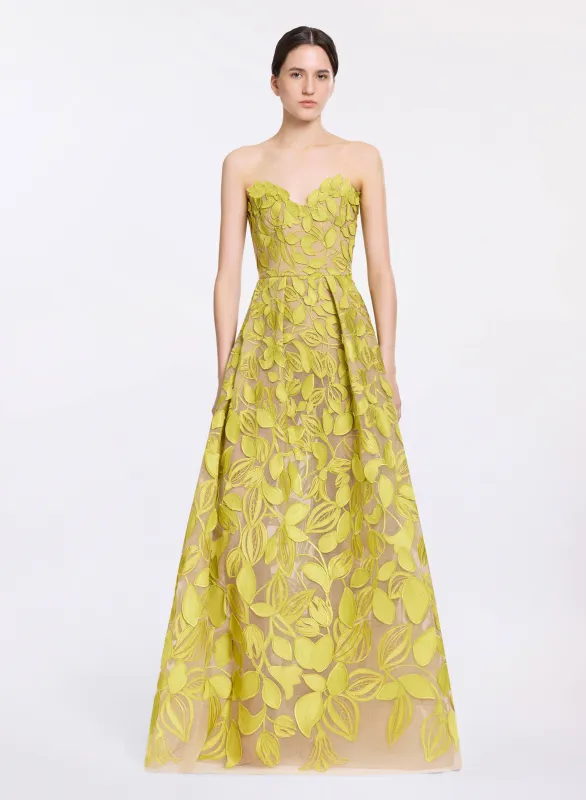 Embroidered Tulle Gown made by Elie Saab