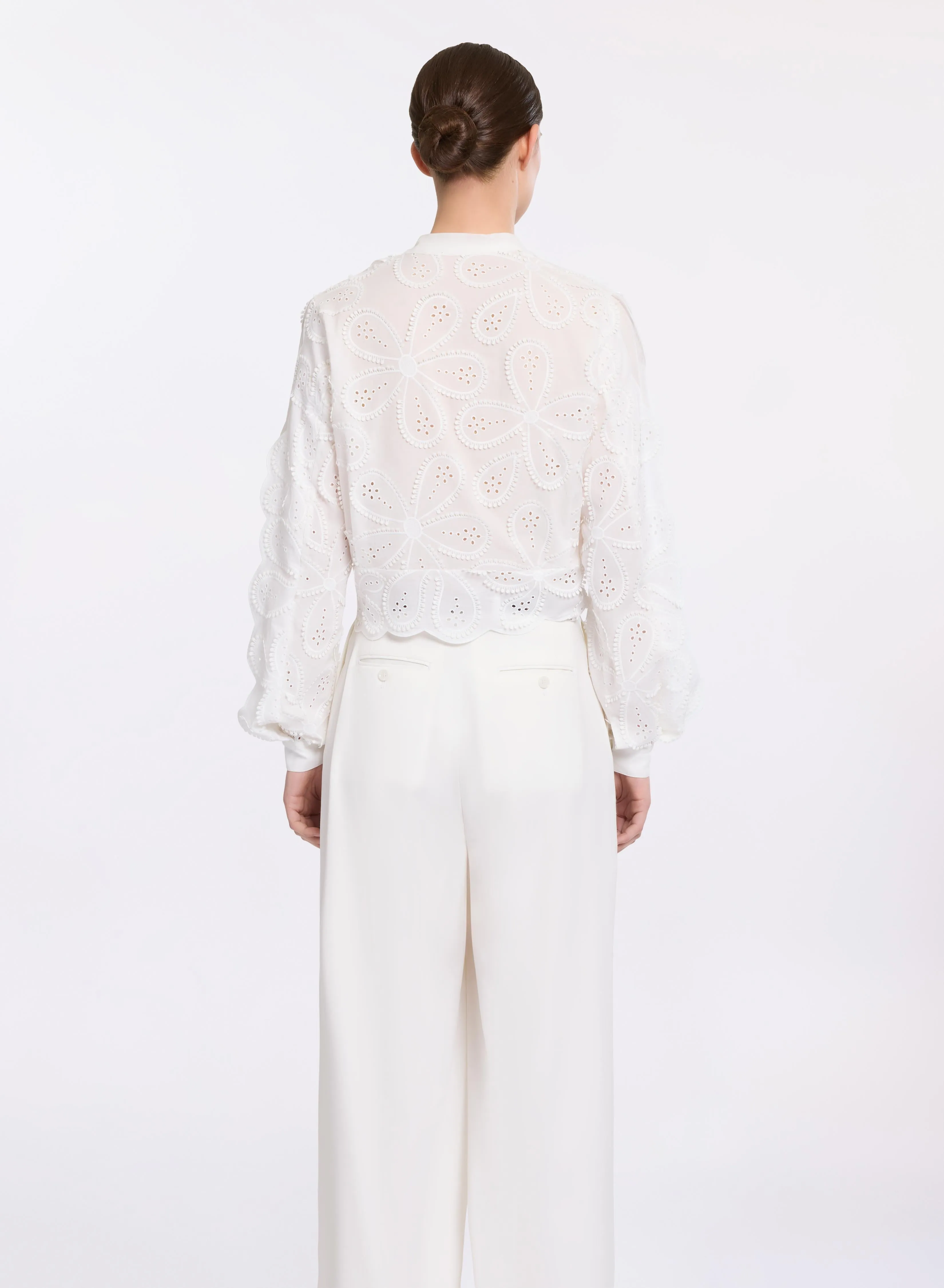Embroidered Cotton Blouse sold by Elie Saab product image thumbnail 2