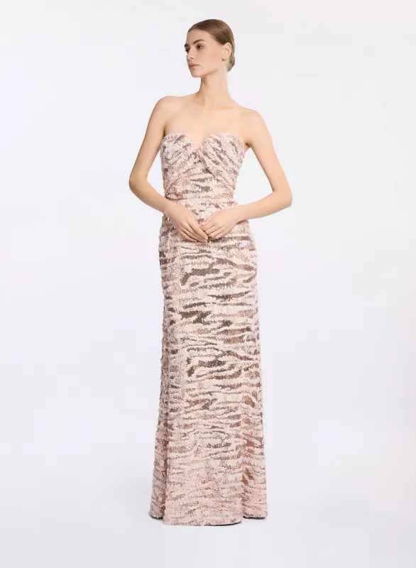 Strapless Long Dress made by Elie Saab