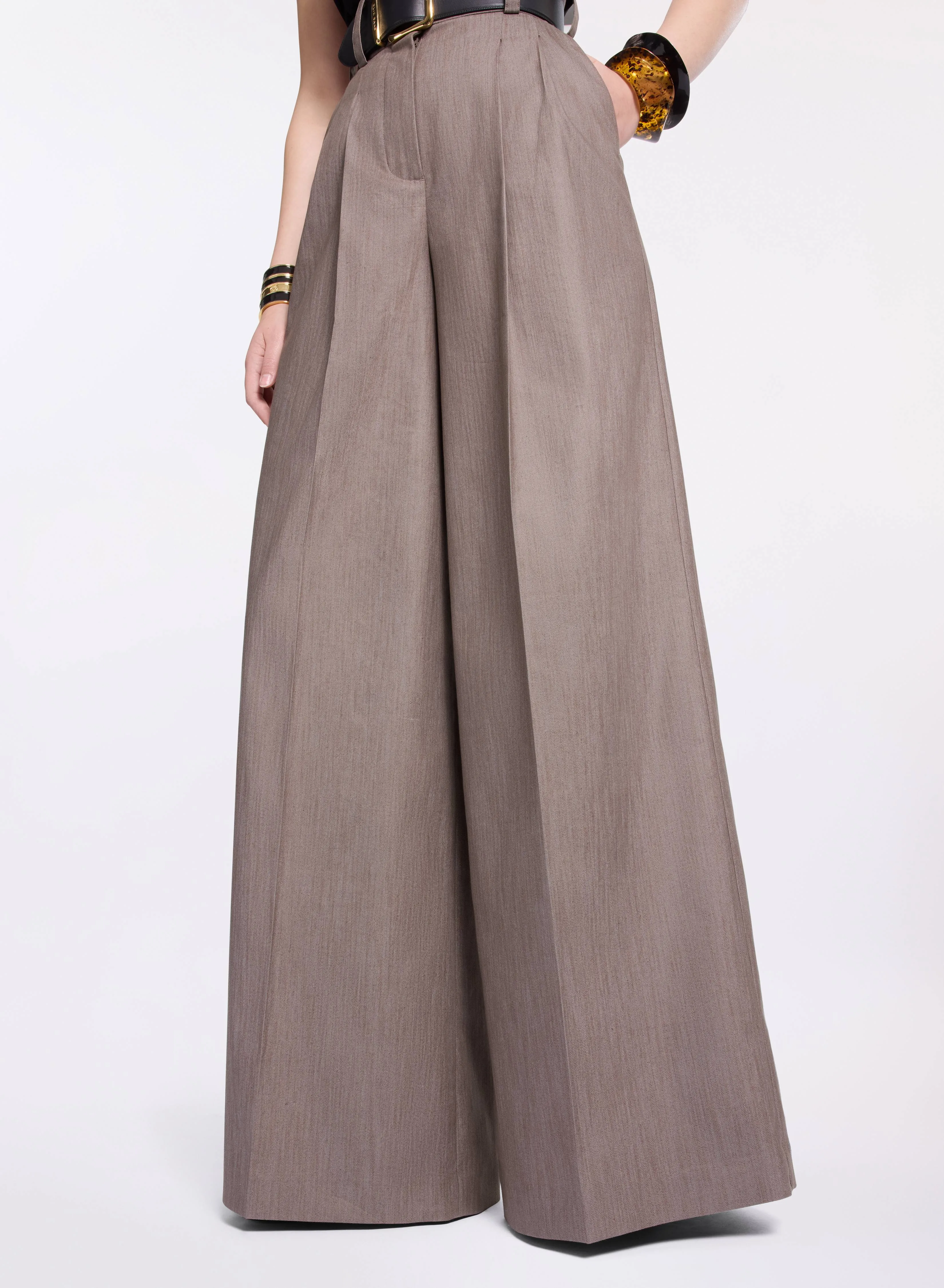 Cotton Twill Pants sold by Elie Saab product image thumbnail 3