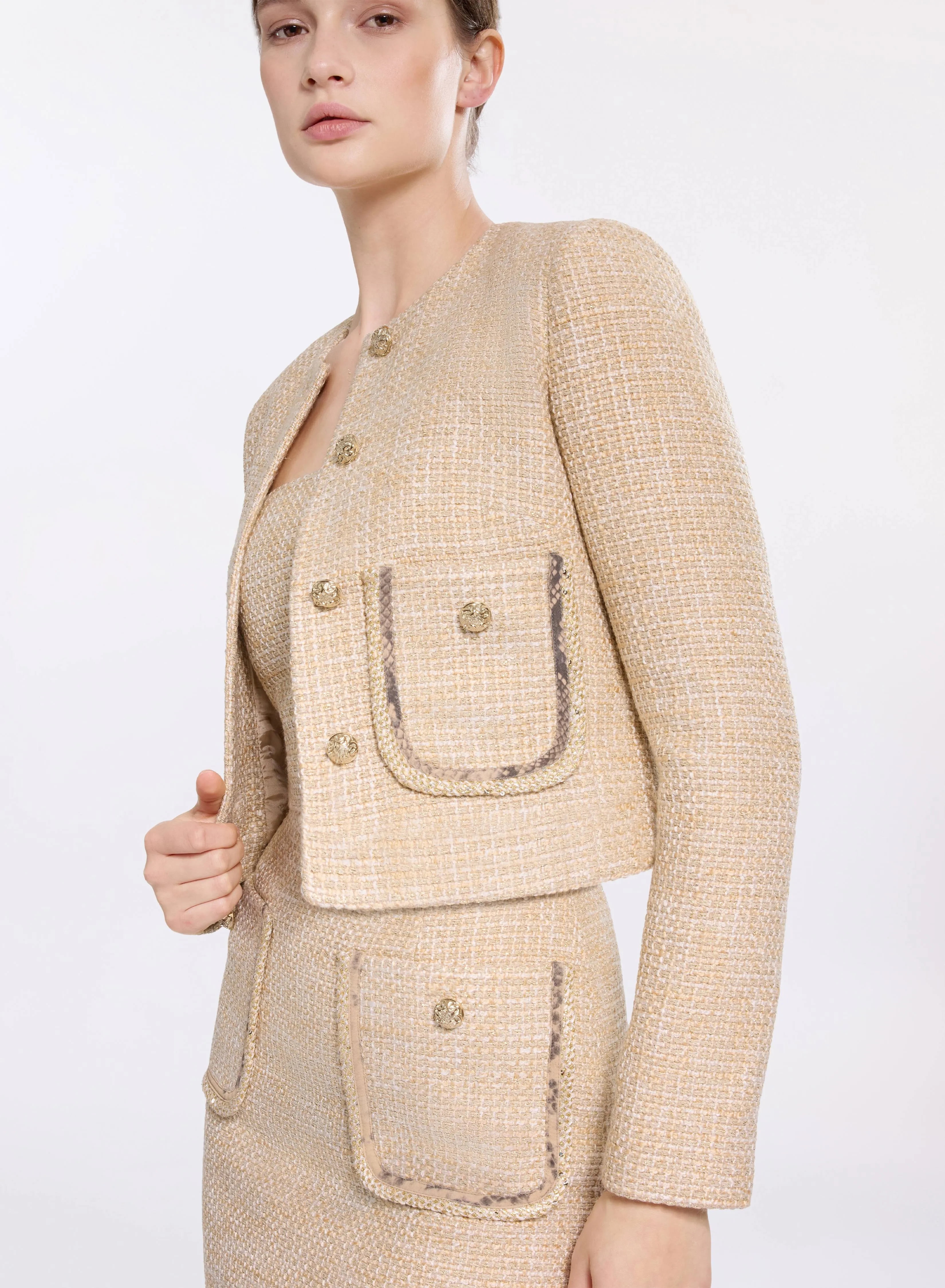 Tweed Jacket sold by Elie Saab product image thumbnail 4