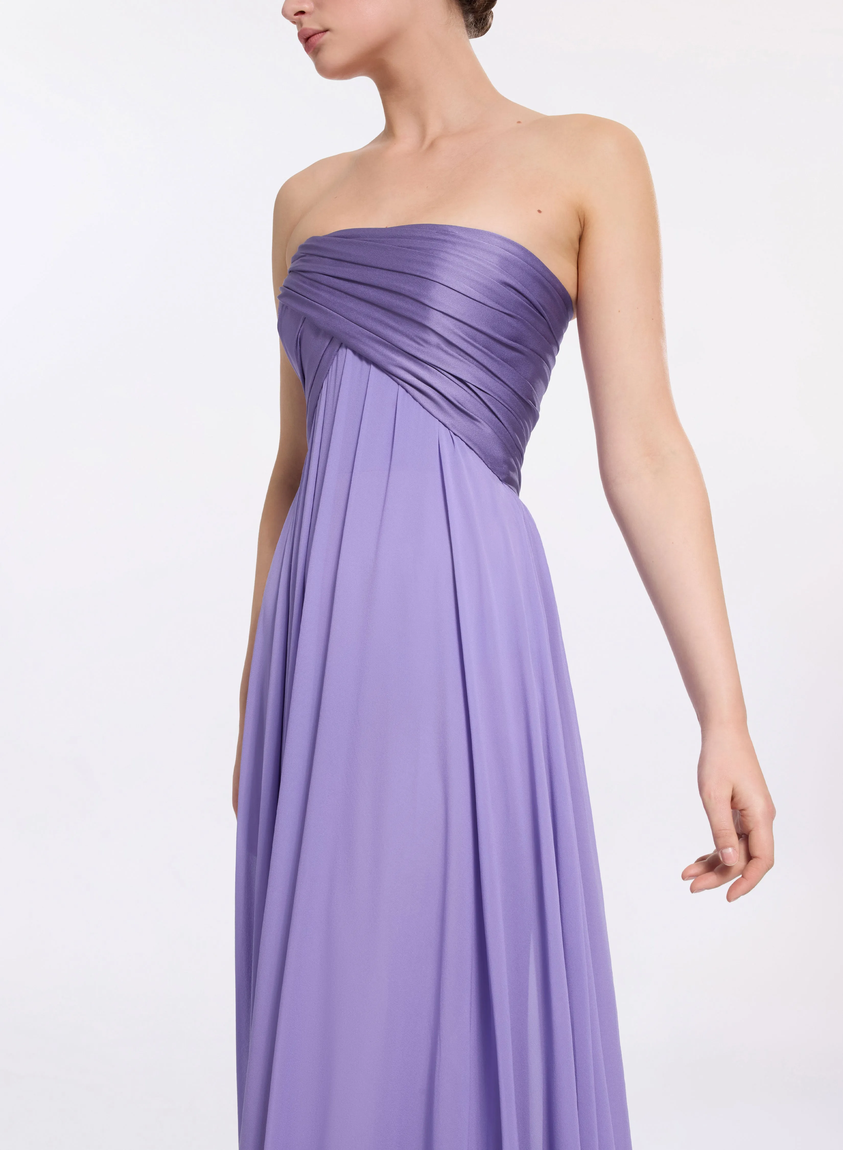 Satin & Silk Long Dress sold by Elie Saab product image thumbnail 3