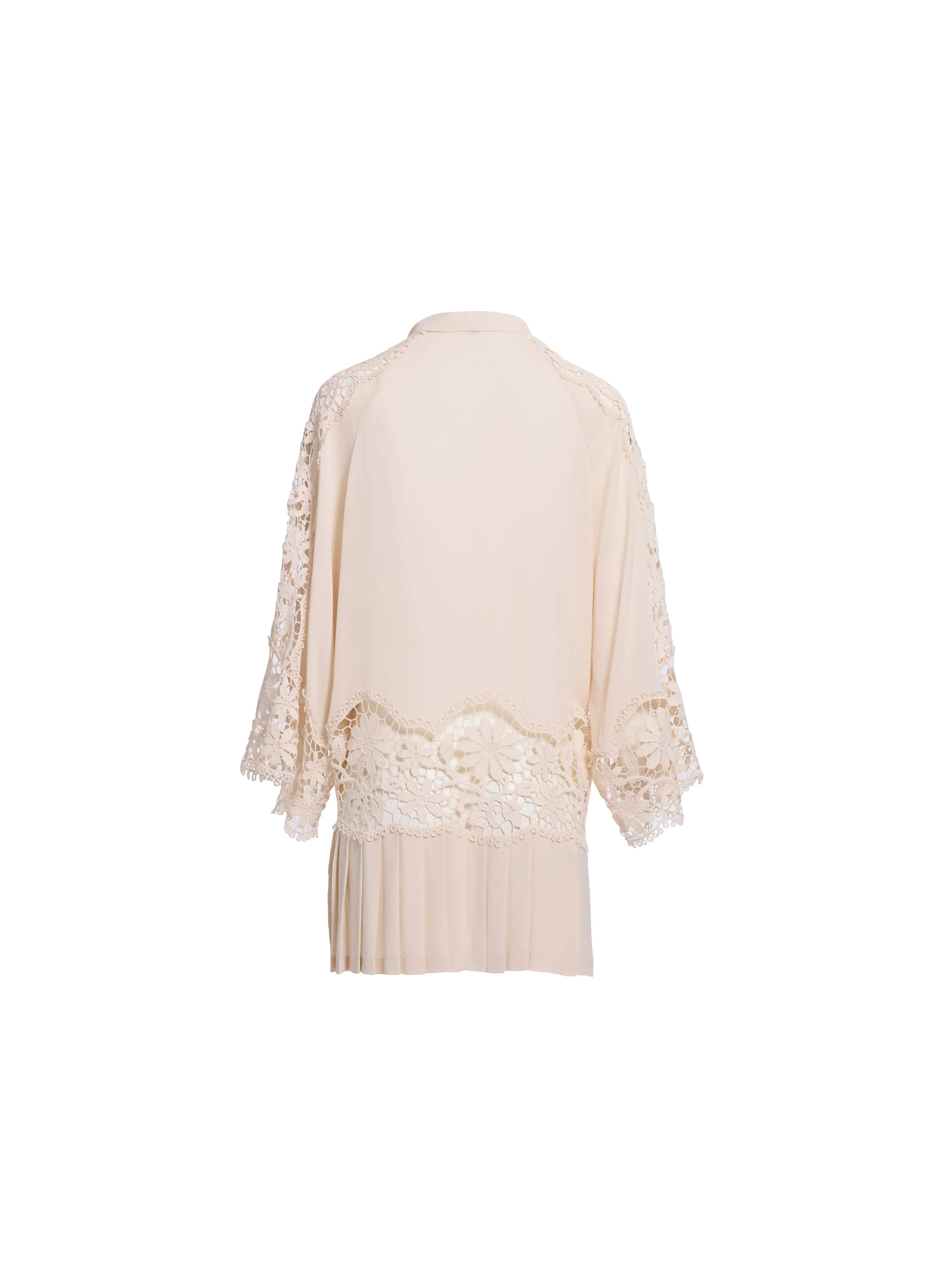 Silk & Macramé Short Dress sold by Elie Saab product image thumbnail 5